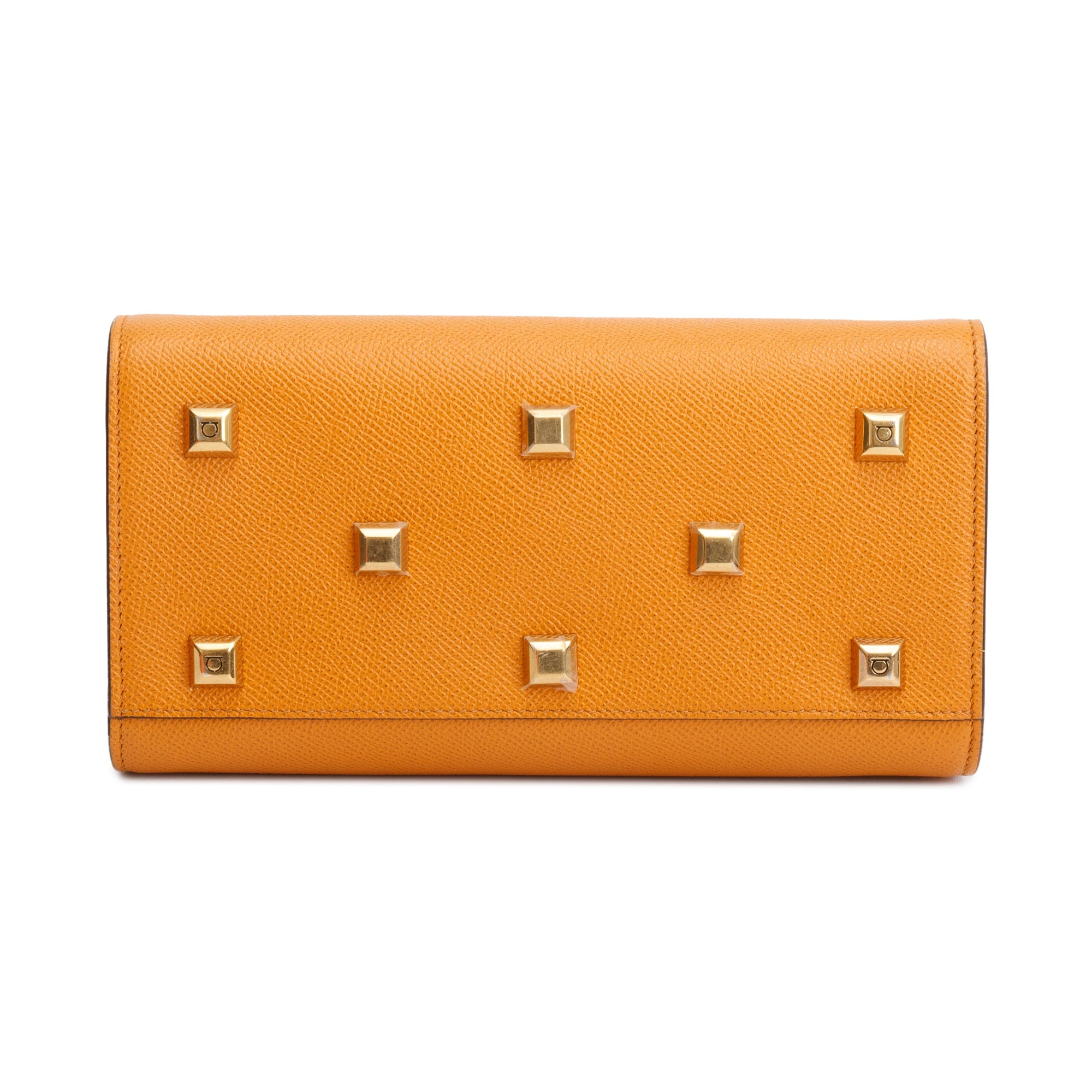 Ferragamo Olivello Calfskin Leather Small The Studio Box Bag w/ Strap & Box