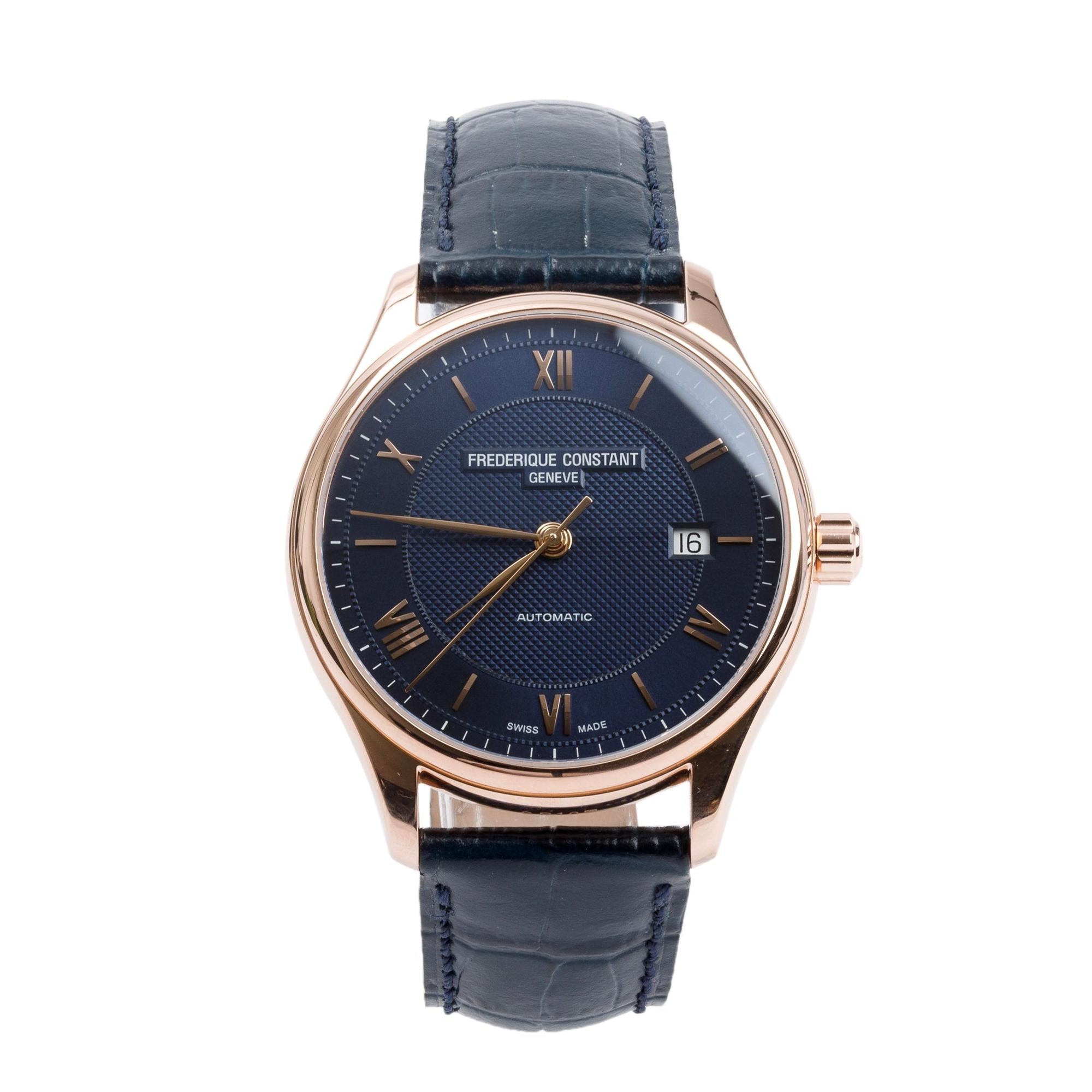 Frederique Constant Rose Gold Plated Stainless Steel Classics 40MM Automatic Watch
