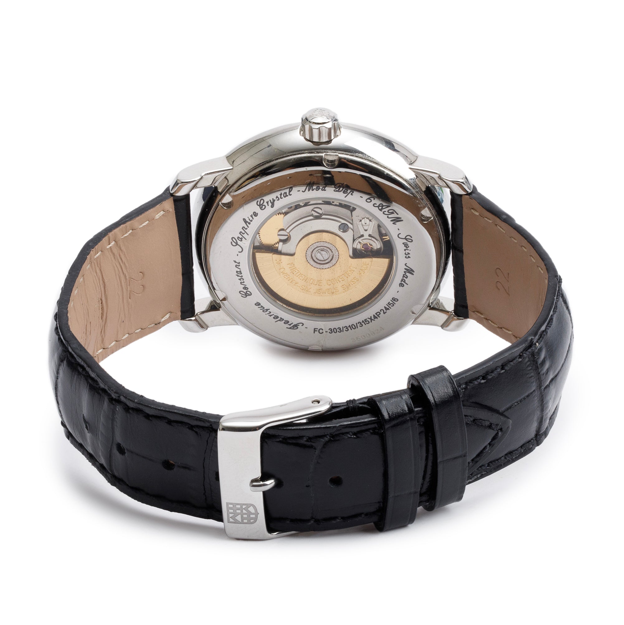Frederique Constant Stainless Steel Classics Index 40 MM Automatic Watch w/ Box & Papers