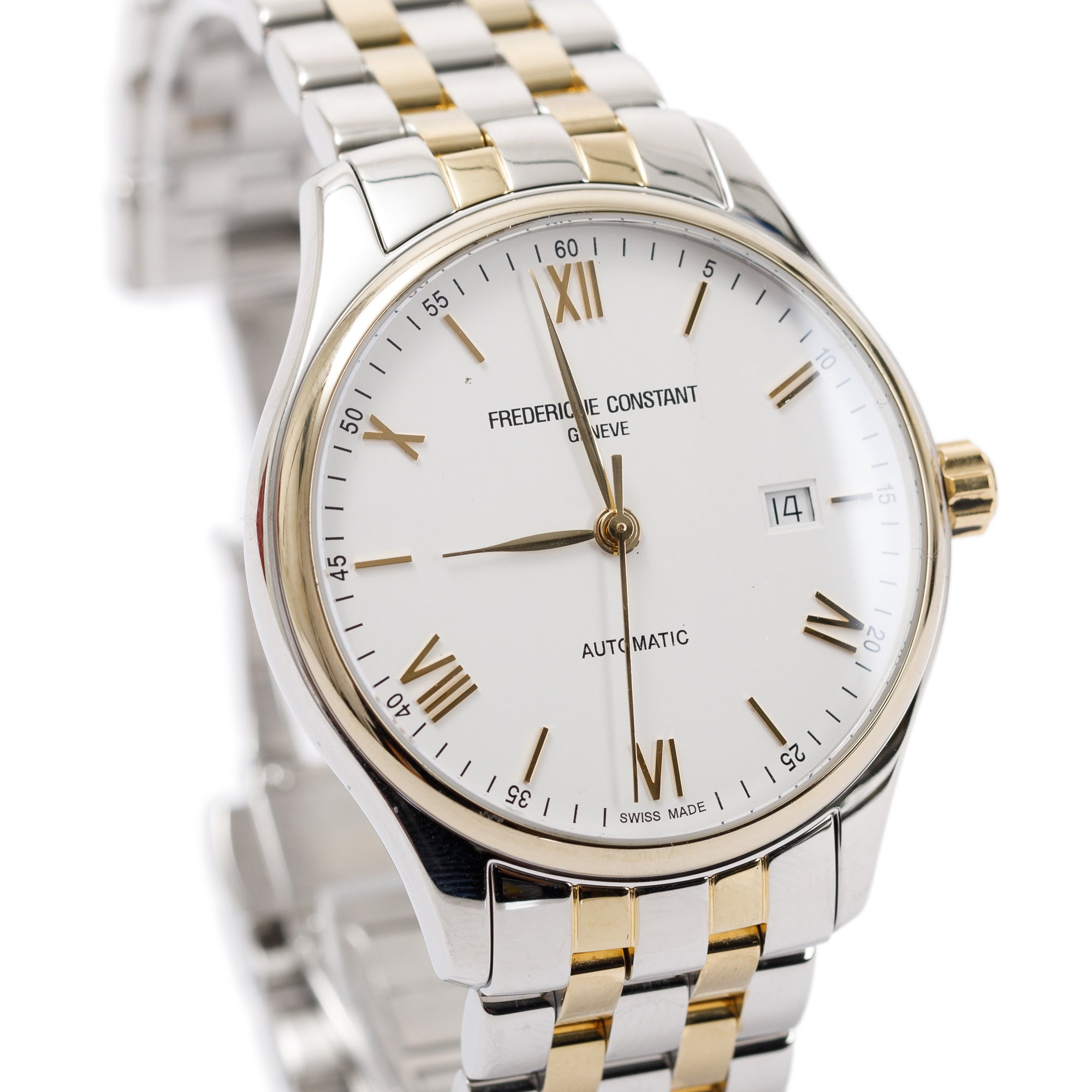 Frederique Constant Stainless Steel & Gold Plated 40MM Automatic Classic Watch w/ Box