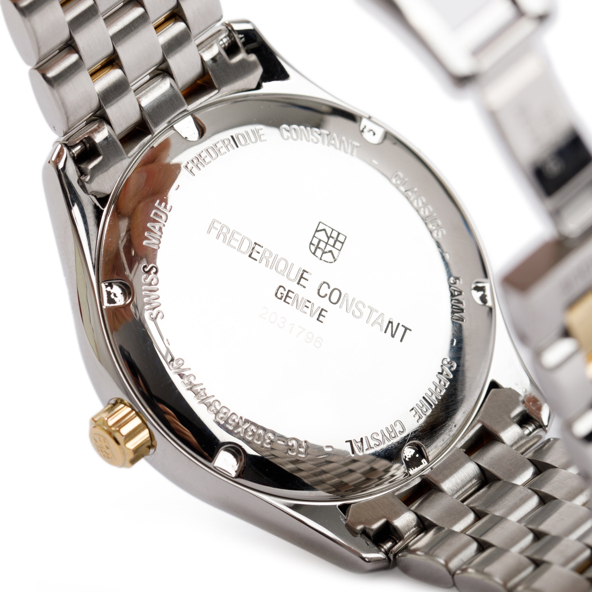 Frederique Constant Stainless Steel & Gold Plated 40MM Automatic Classic Watch w/ Box