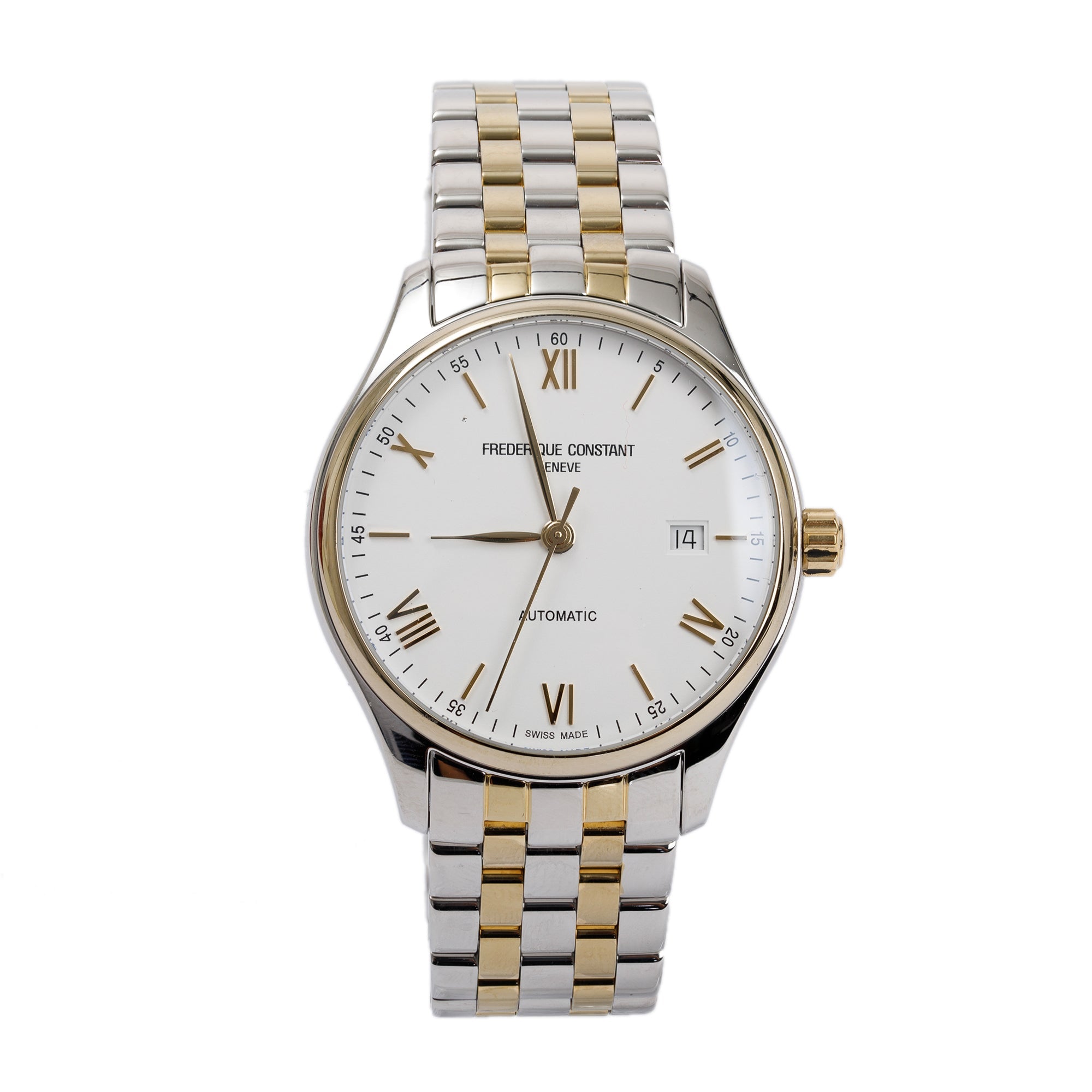 Frederique Constant Stainless Steel & Gold Plated 40MM Automatic Classic Watch w/ Box