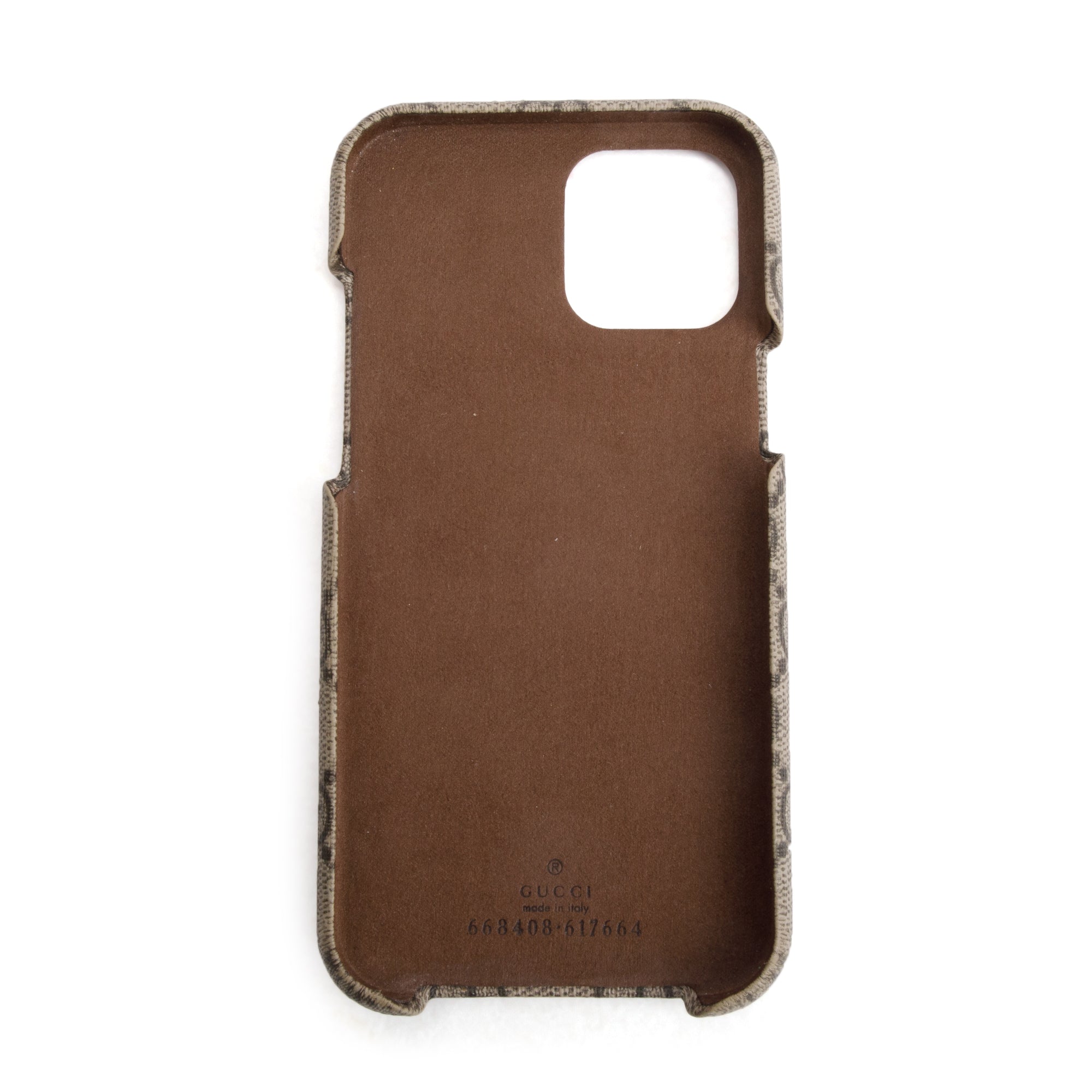 GG Supreme Monogram Ophidia iPhone 12 Pro Max Phone Case w/ Box