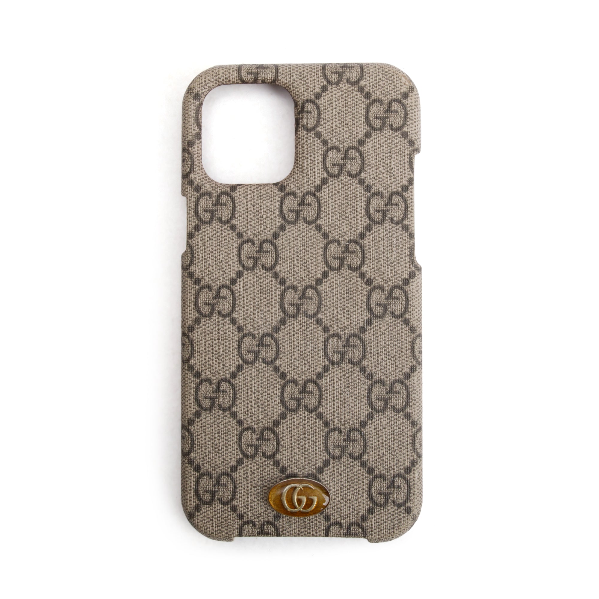 GG Supreme Monogram Ophidia iPhone 12 Pro Max Phone Case w/ Box