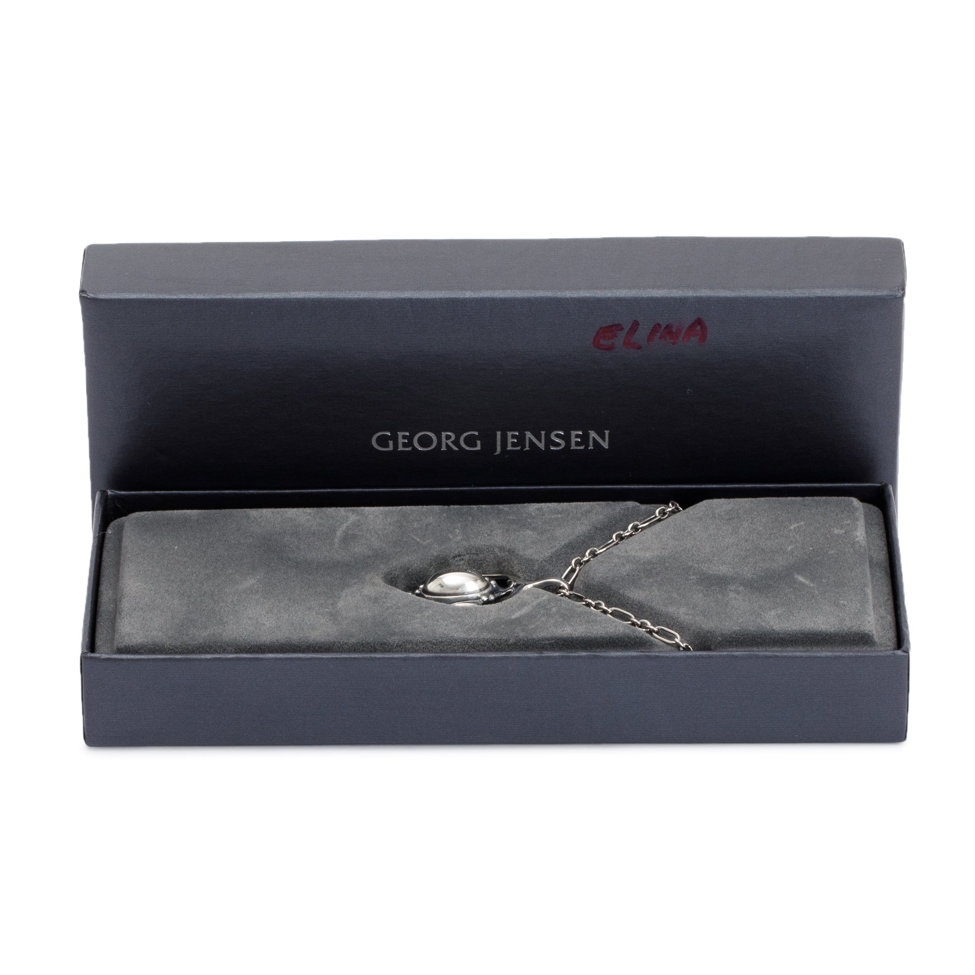 Georg Jensen Sterling Silver 2016 Heritage Pendant Necklace w/ Box