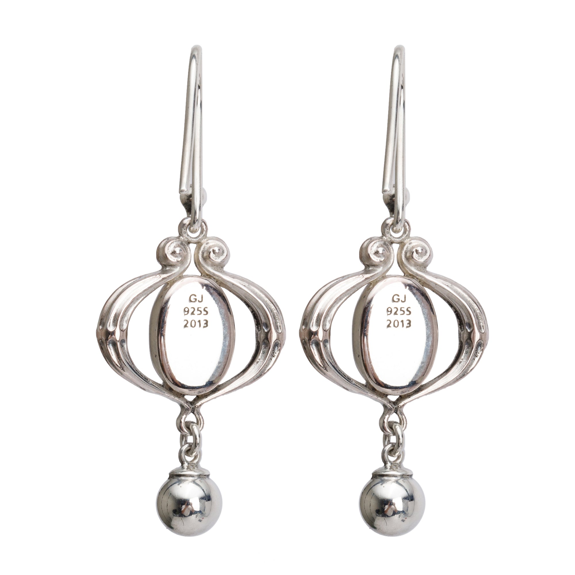 Georg Jensen Sterling Silver Heritage Drop Earrings