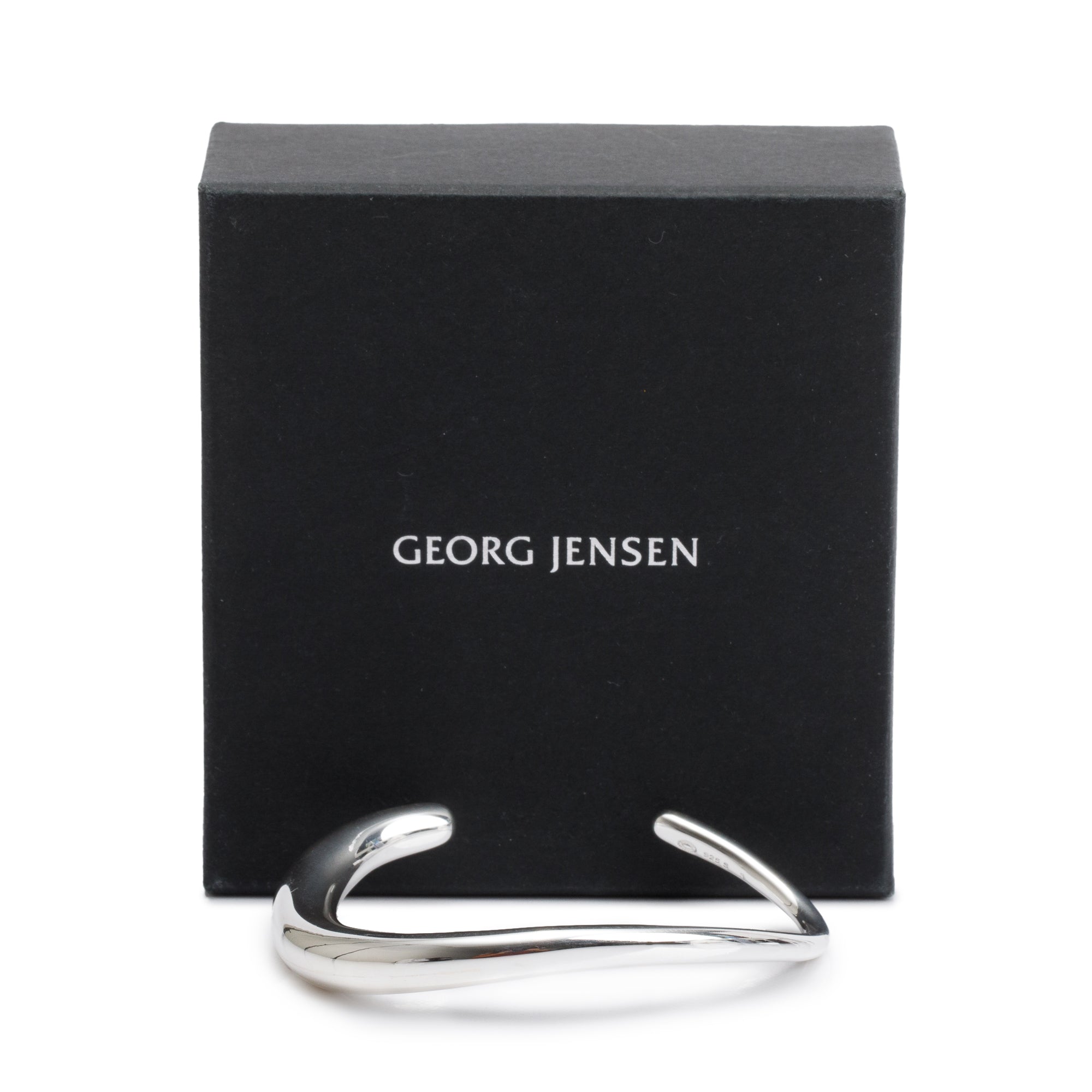 Georg Jensen Sterling Silver Offspring Cuff Bracelet w/ Box