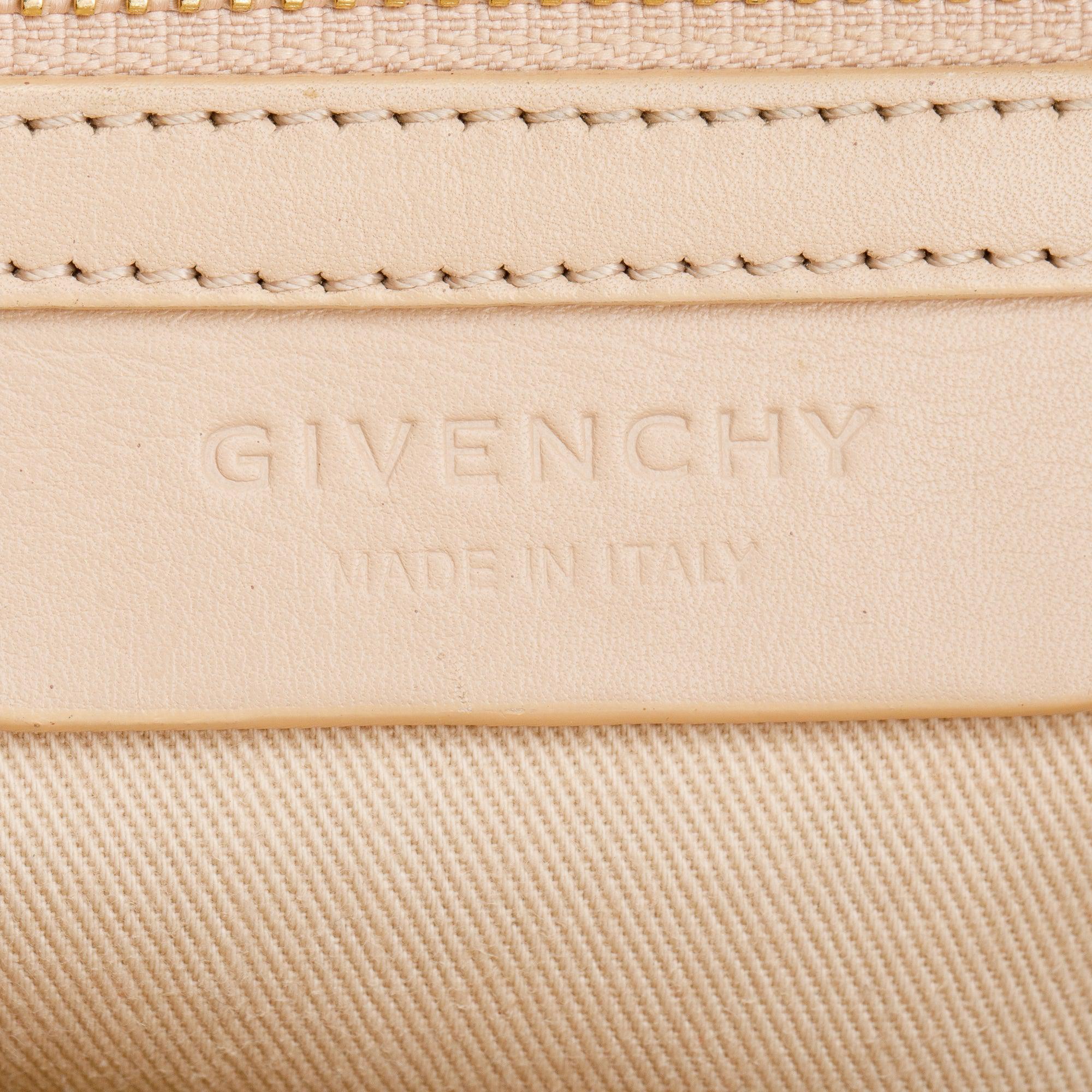Givenchy Beige Sugar Goatskin Leather Small Antigona Bag