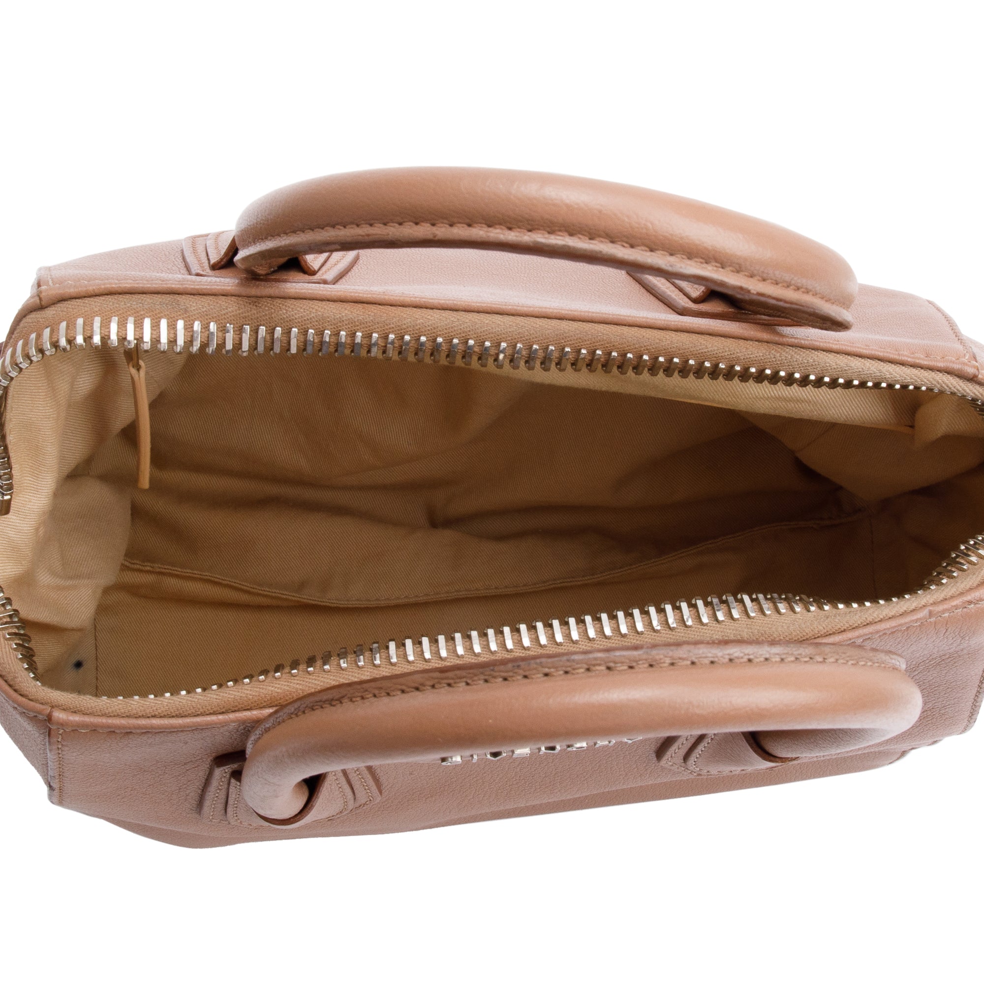 Givenchy Beige Sugar Goatskin Leather Small Antigona Bag