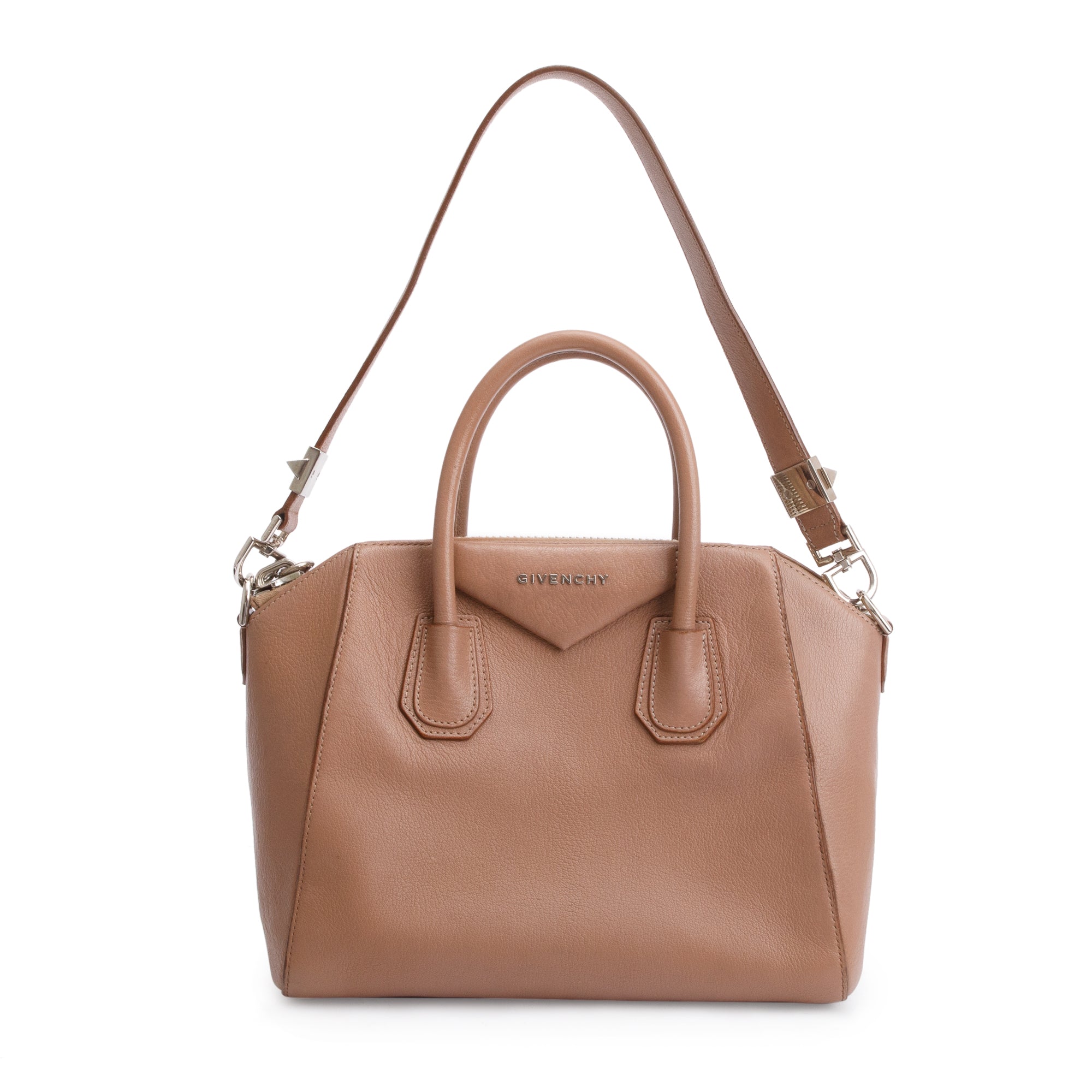 Givenchy Beige Sugar Goatskin Leather Small Antigona Bag