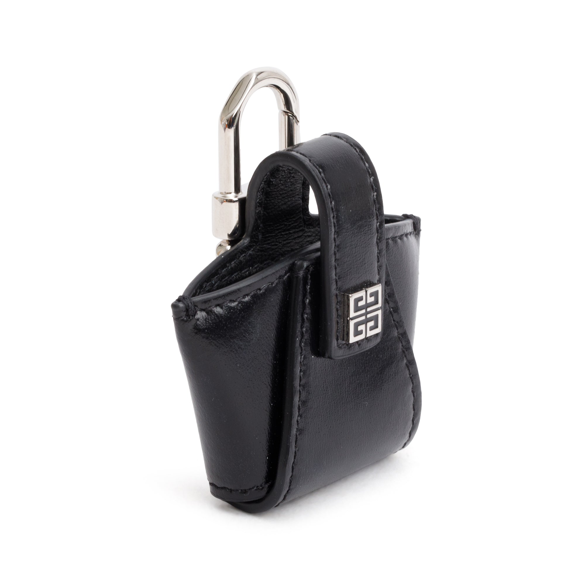 Givenchy Black Box Leather Airpod Case w/ Box