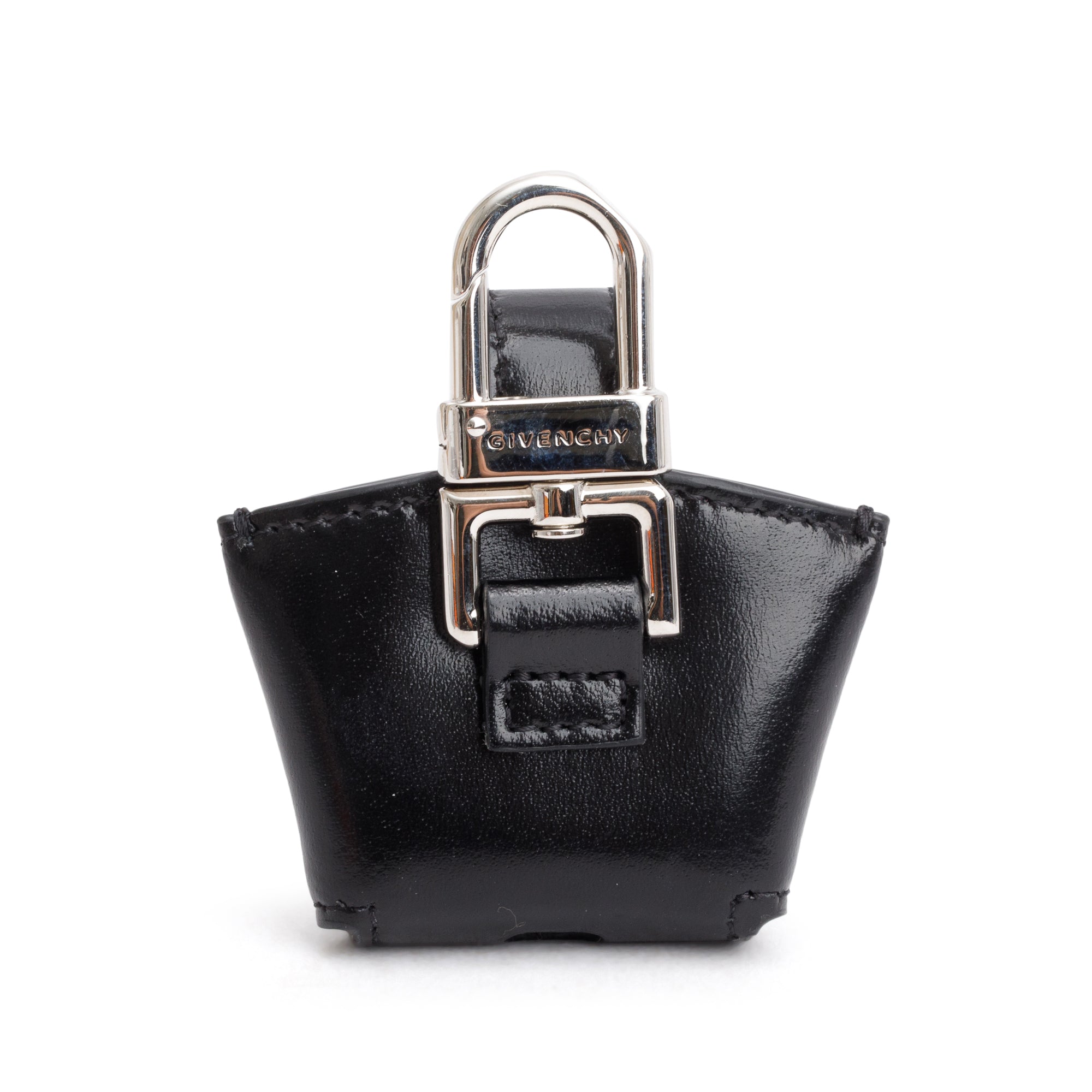 Givenchy Black Box Leather Airpod Case w/ Box