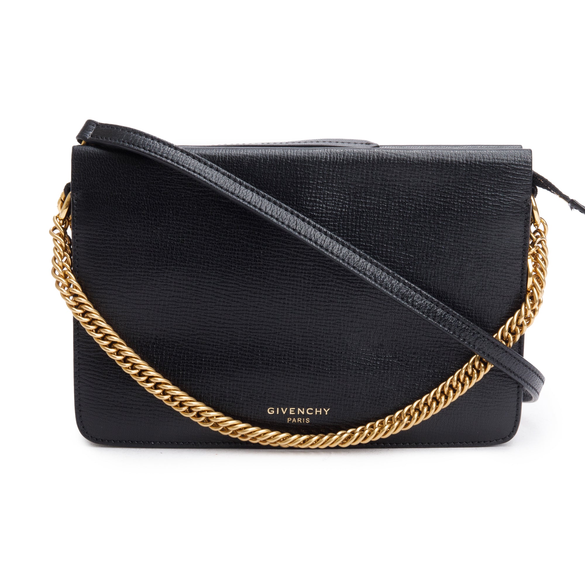 Givenchy Black Calf Leather Cross3 Crossbody Bag