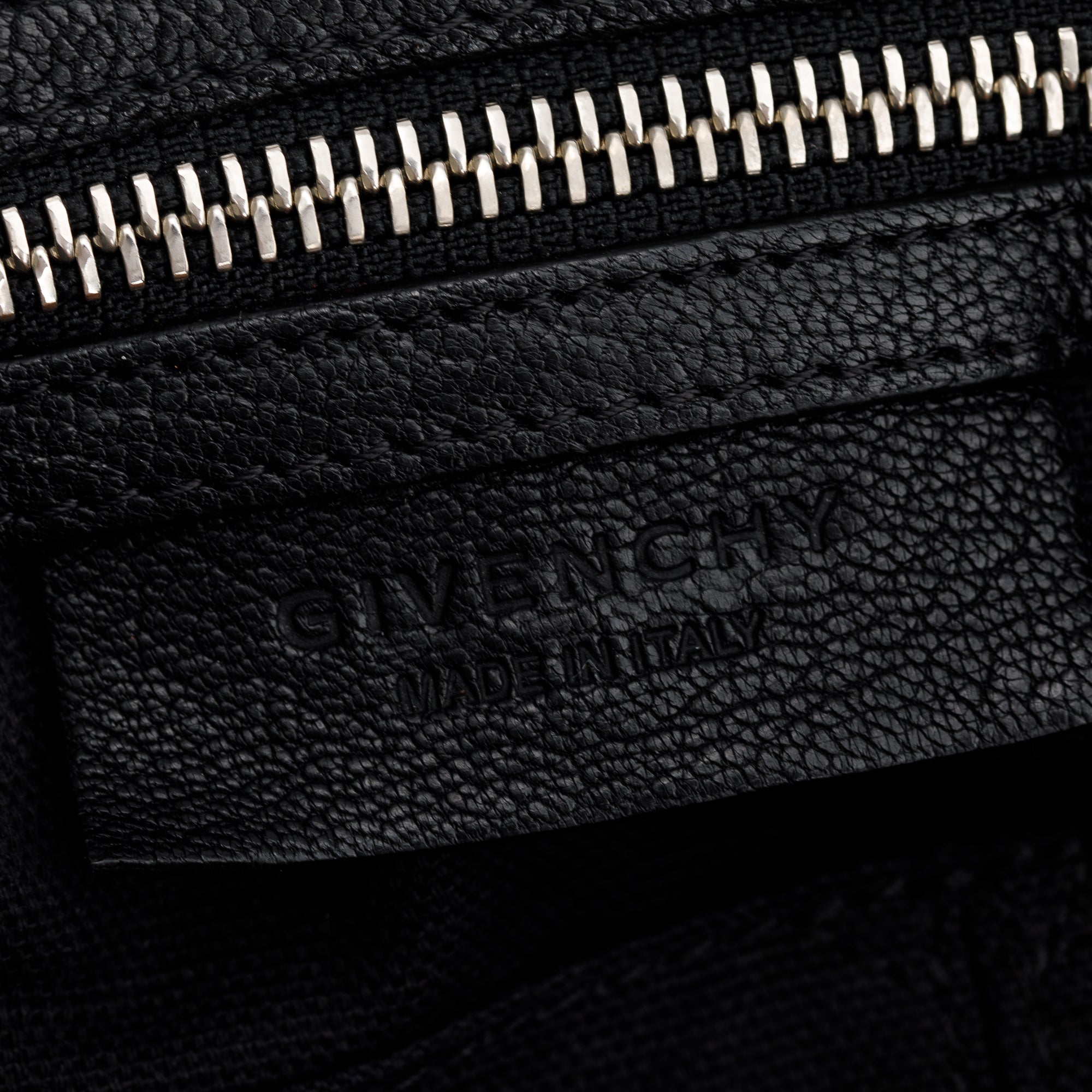 Givenchy Black Calfskin Leather Medium Pandora Leather Satchel