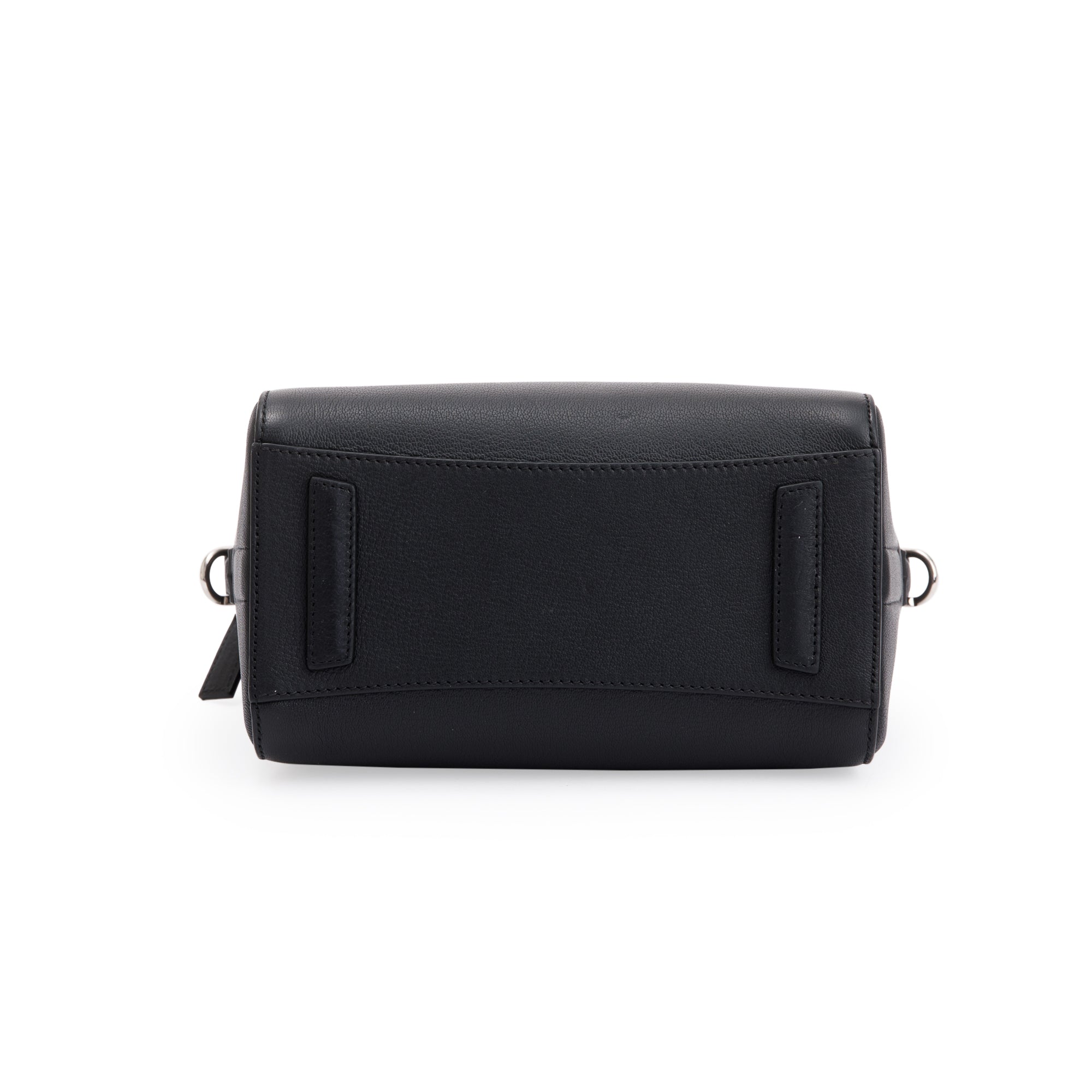 Givenchy Black Calfskin Leather Mini Antigona Bag w/ Strap