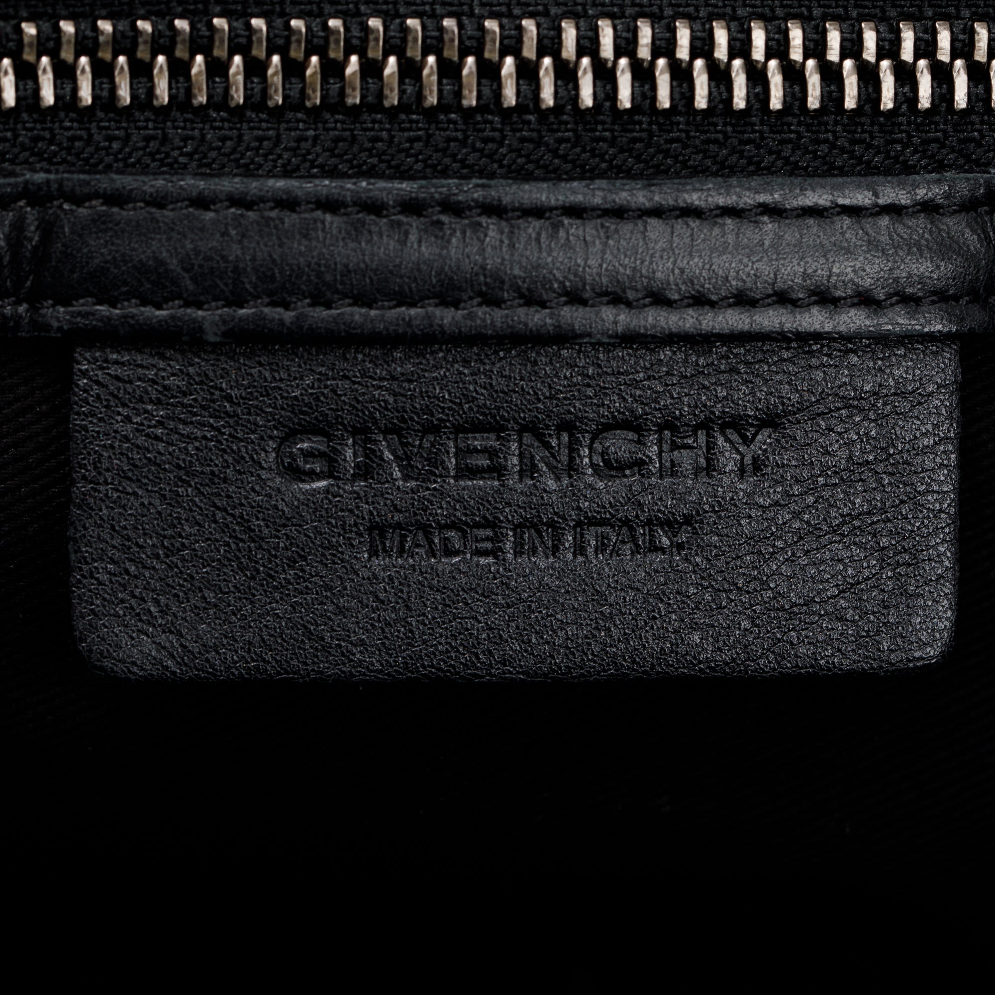 Givenchy Black Calfskin Leather Nightingale Tote w/ Strap
