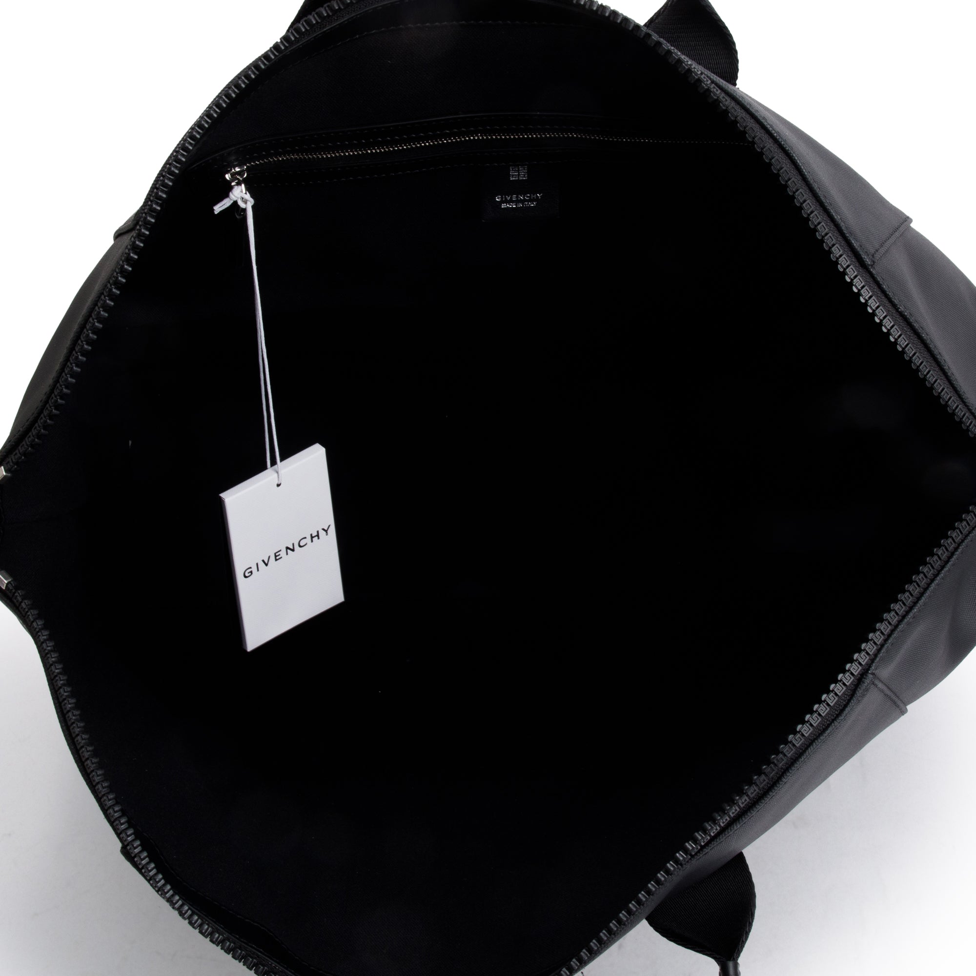 Givenchy Black Coated Canvas Antigona Sport Large Duffle Bag w/ Strap