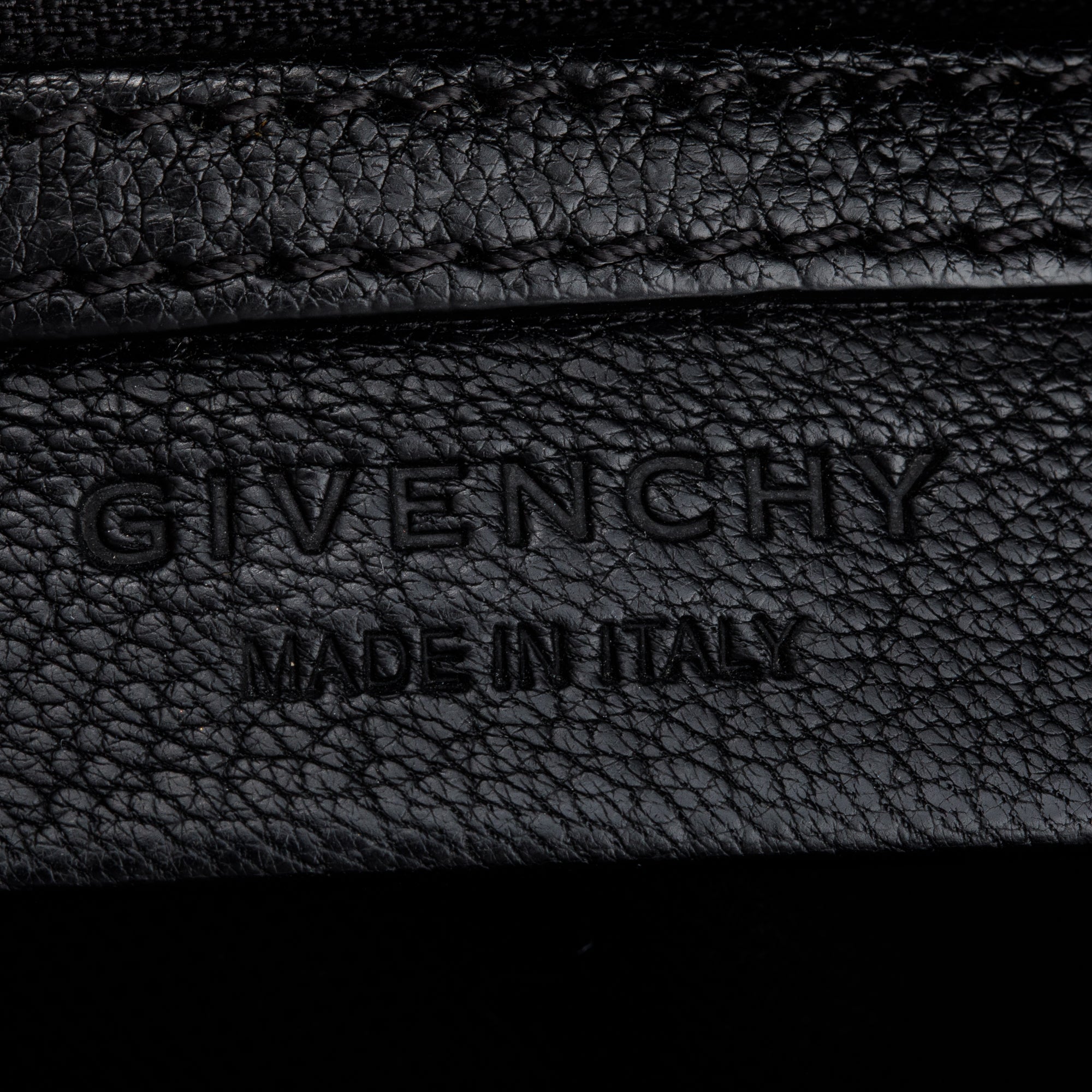 Givenchy Black Grained Leather Small Antigona Bag