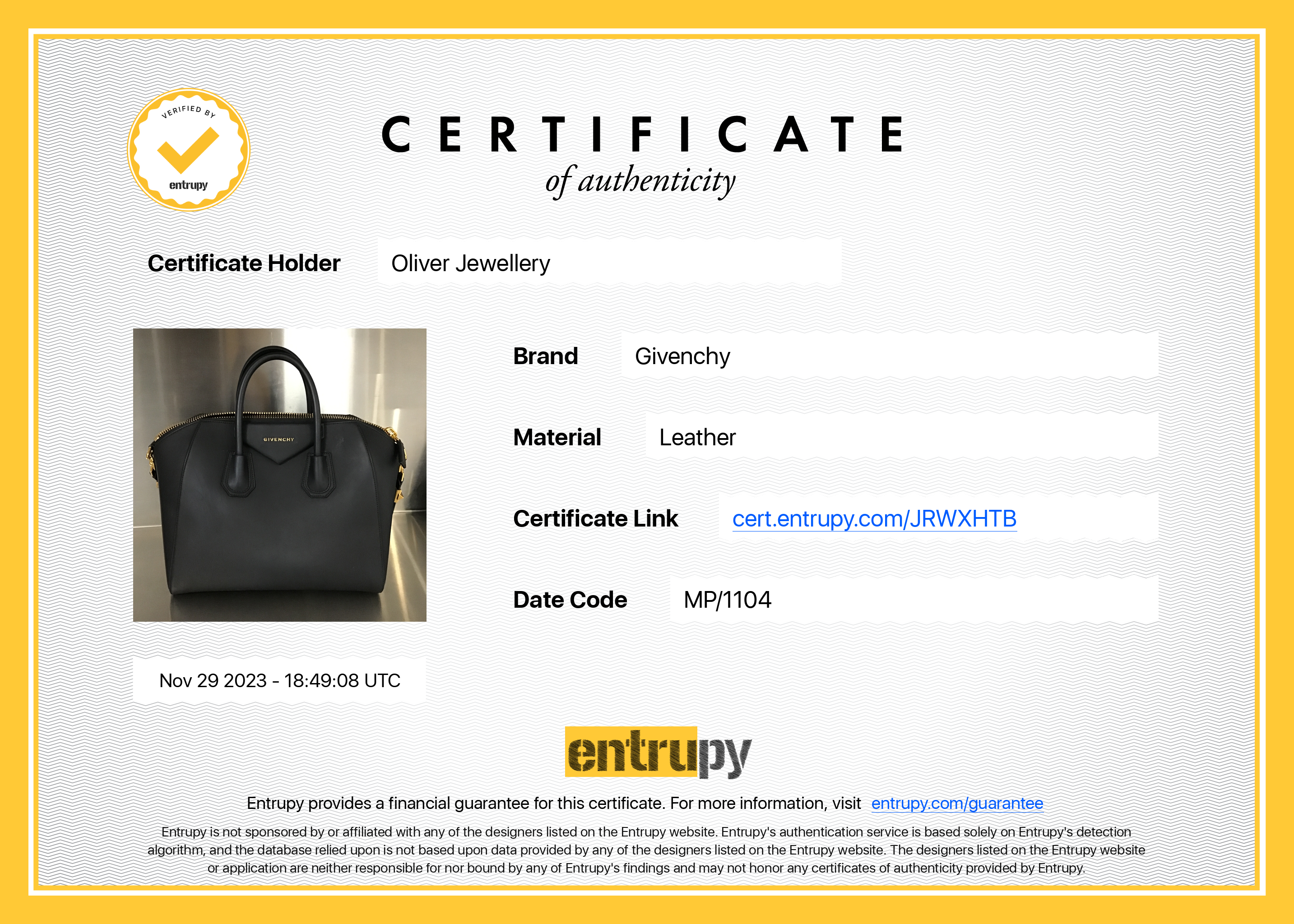 Givenchy Black Matte Leather Medium Antigona Bag