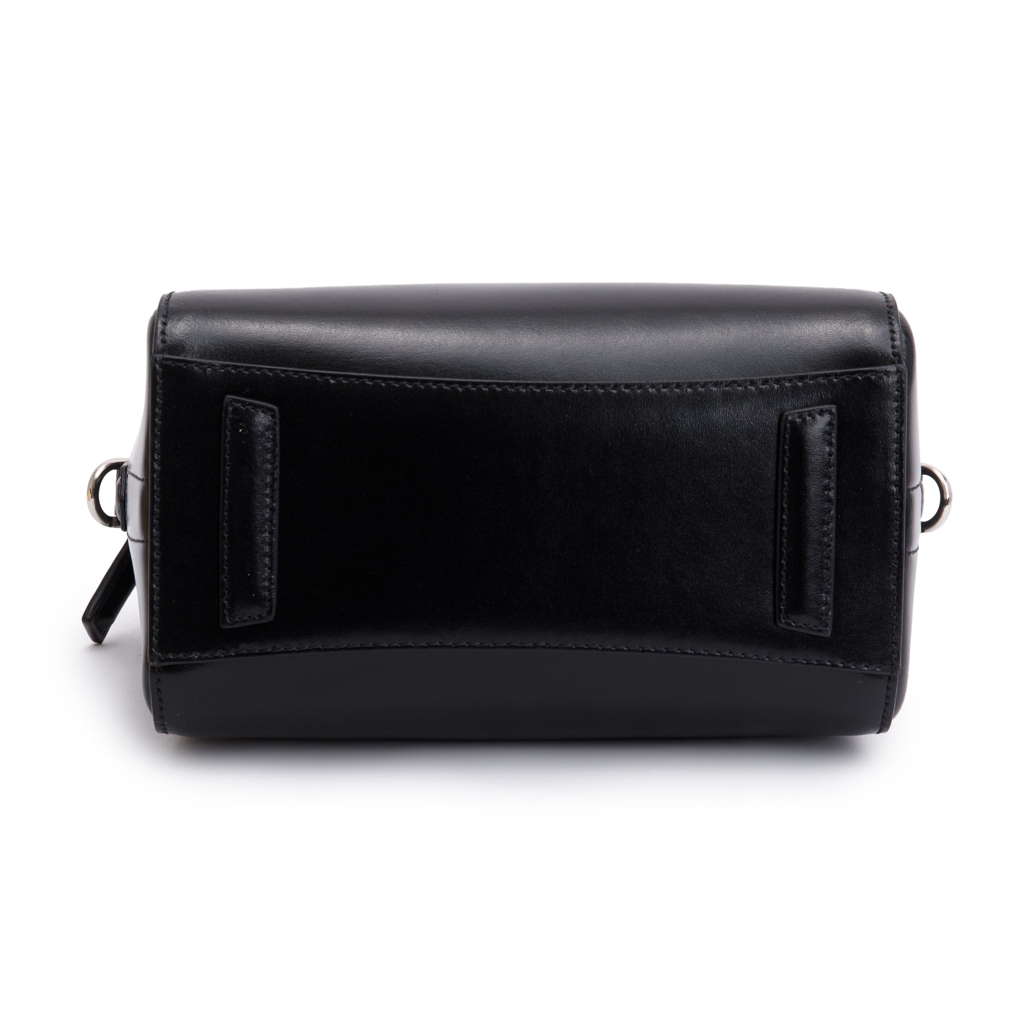 Givenchy Black Smooth Calfskin Leather Mini Antigona Bag w/ Strap