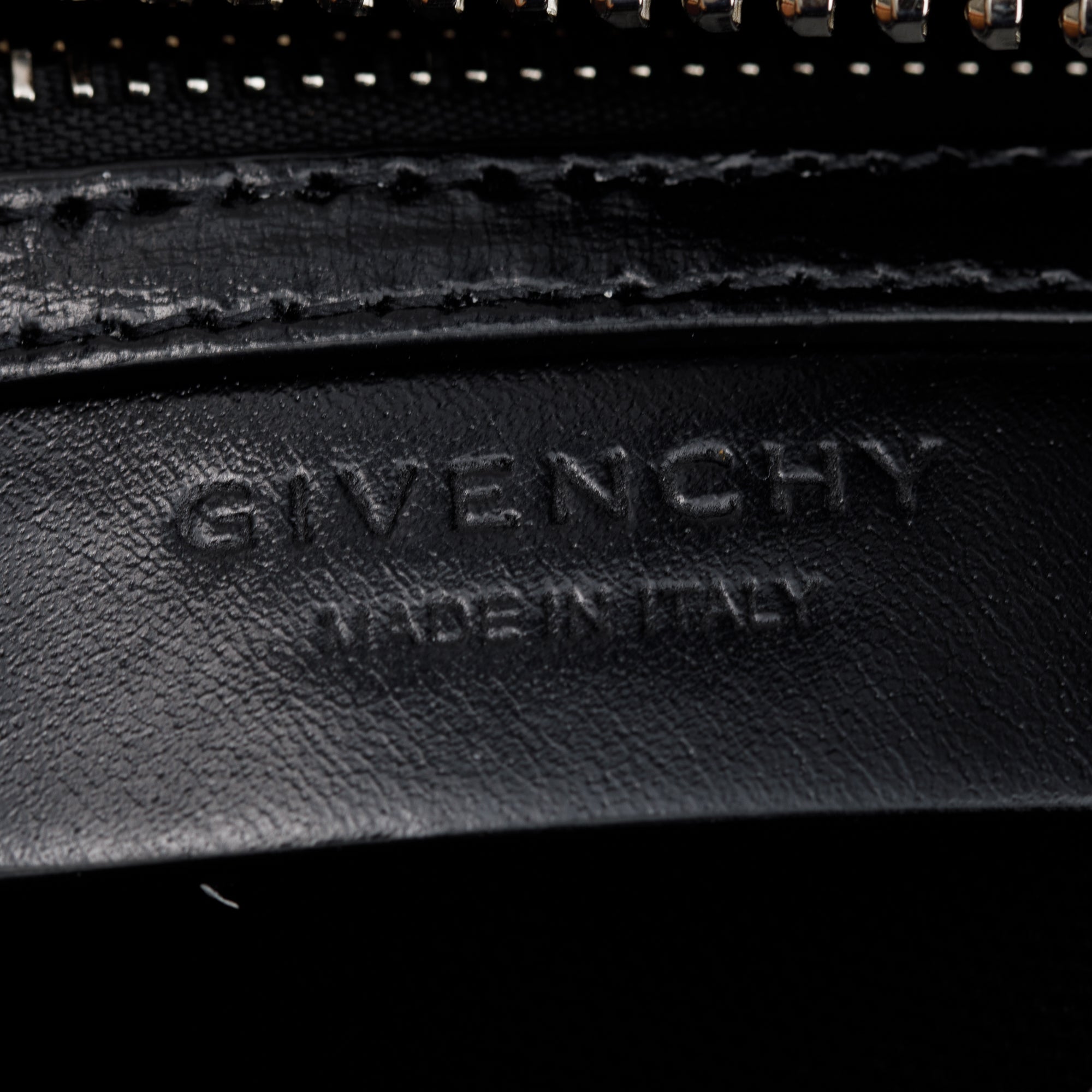 Givenchy Black Smooth Calfskin Leather Mini Antigona Bag w/ Strap
