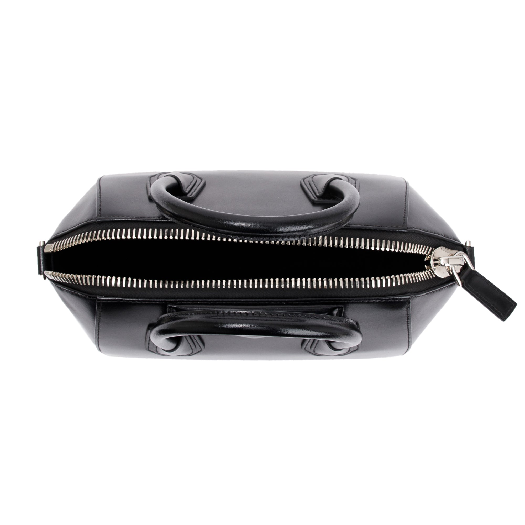 Givenchy Black Smooth Calfskin Leather Small Antigona Bag