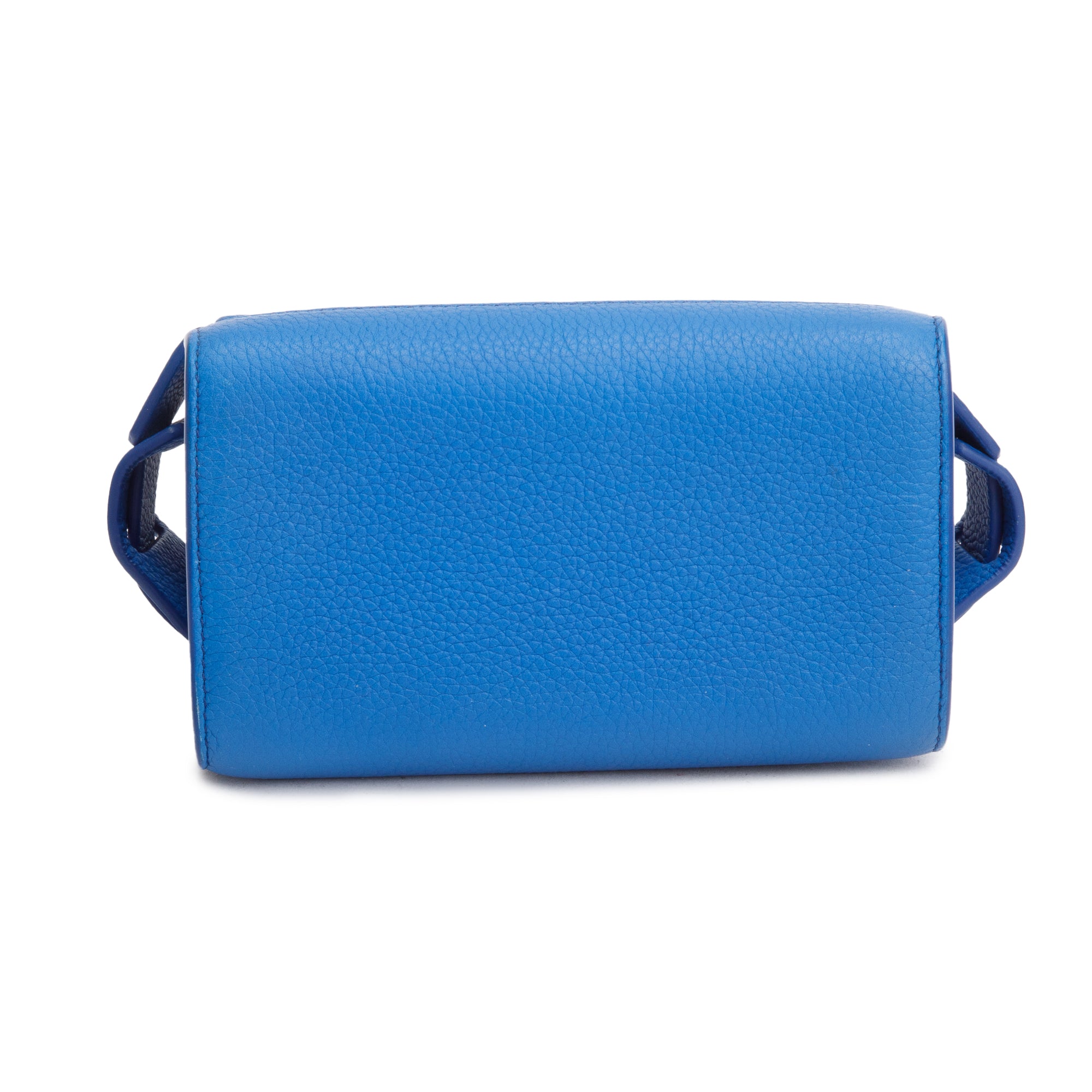 Givenchy Blue Leather Nano Horizon Top Handle bag w/ Strap