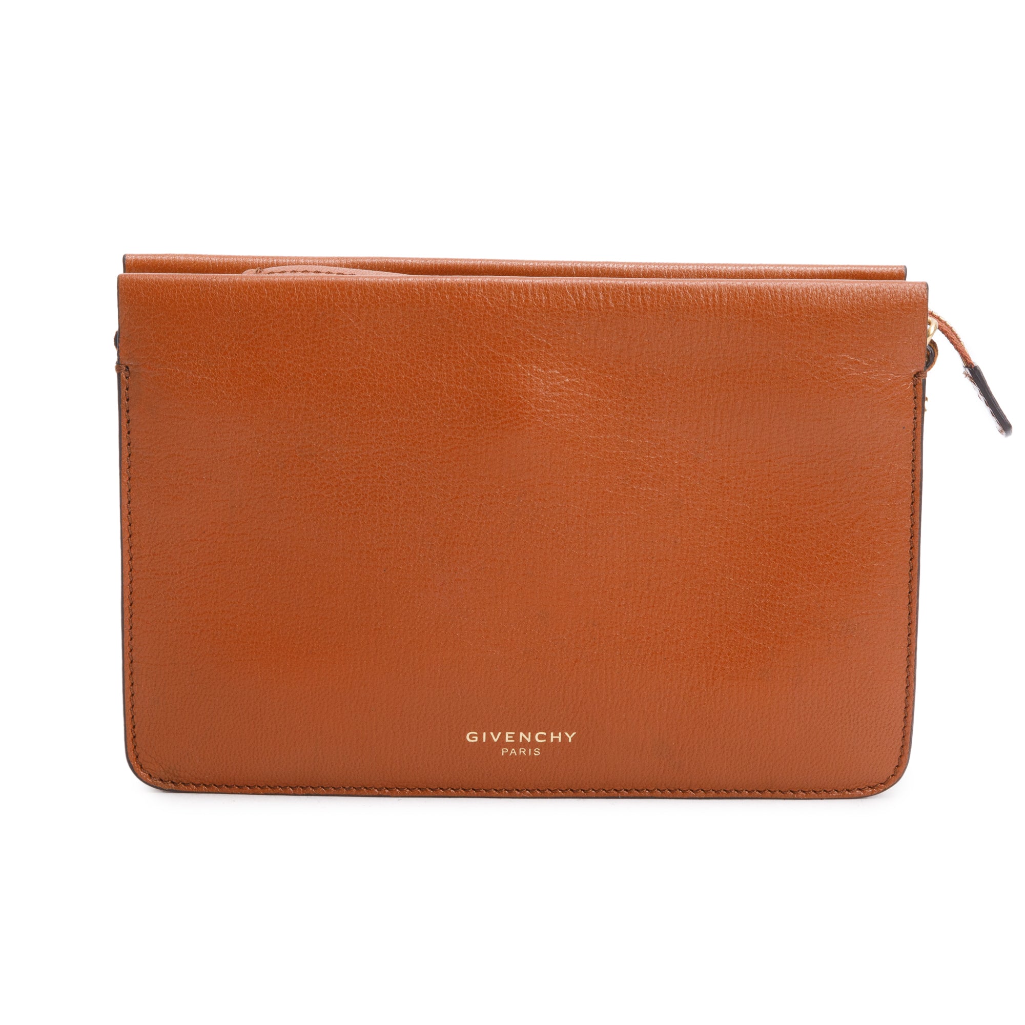 Givenchy Brown Calf Leather Cross3 Crossbody Bag