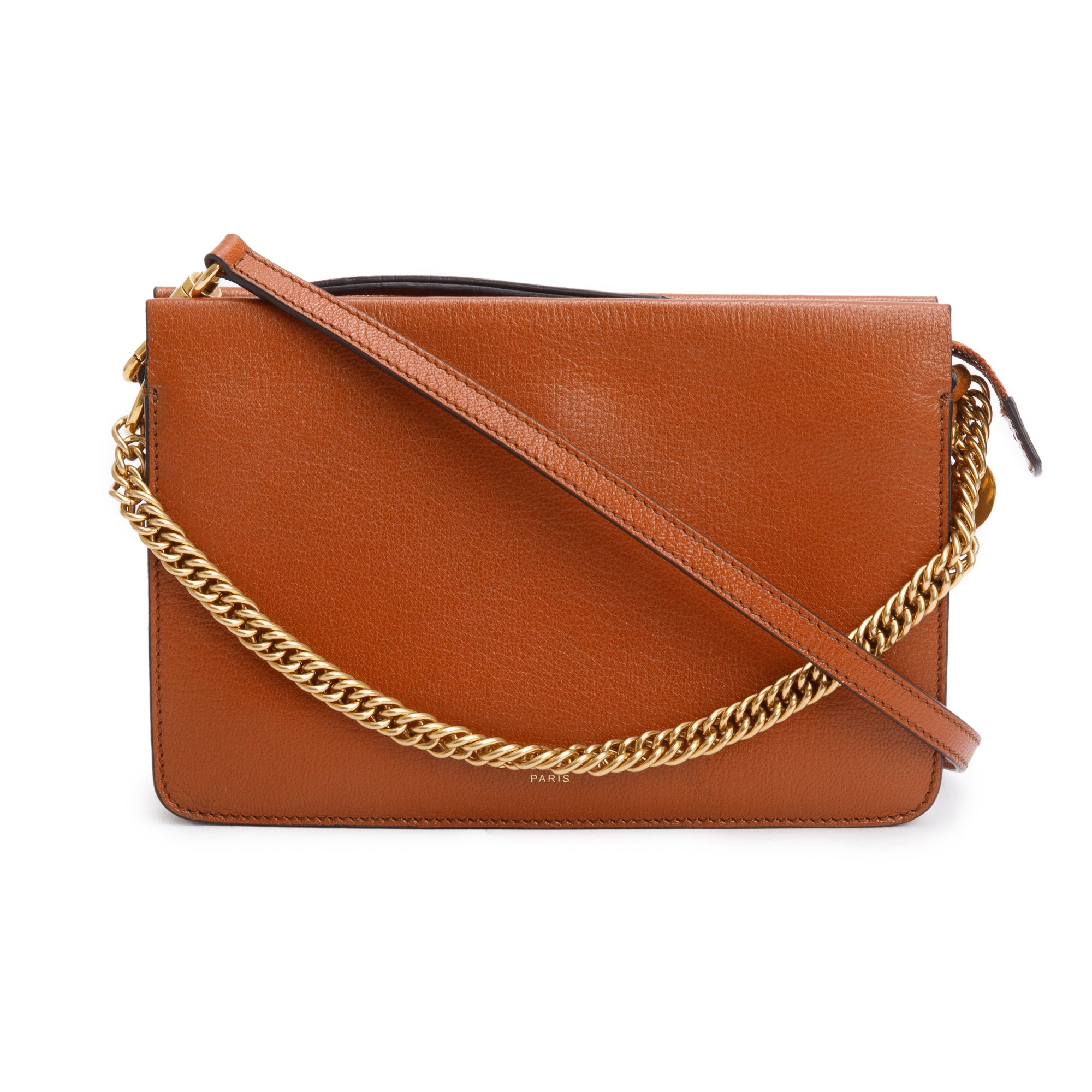 Givenchy Brown Calf Leather Cross3 Crossbody Bag