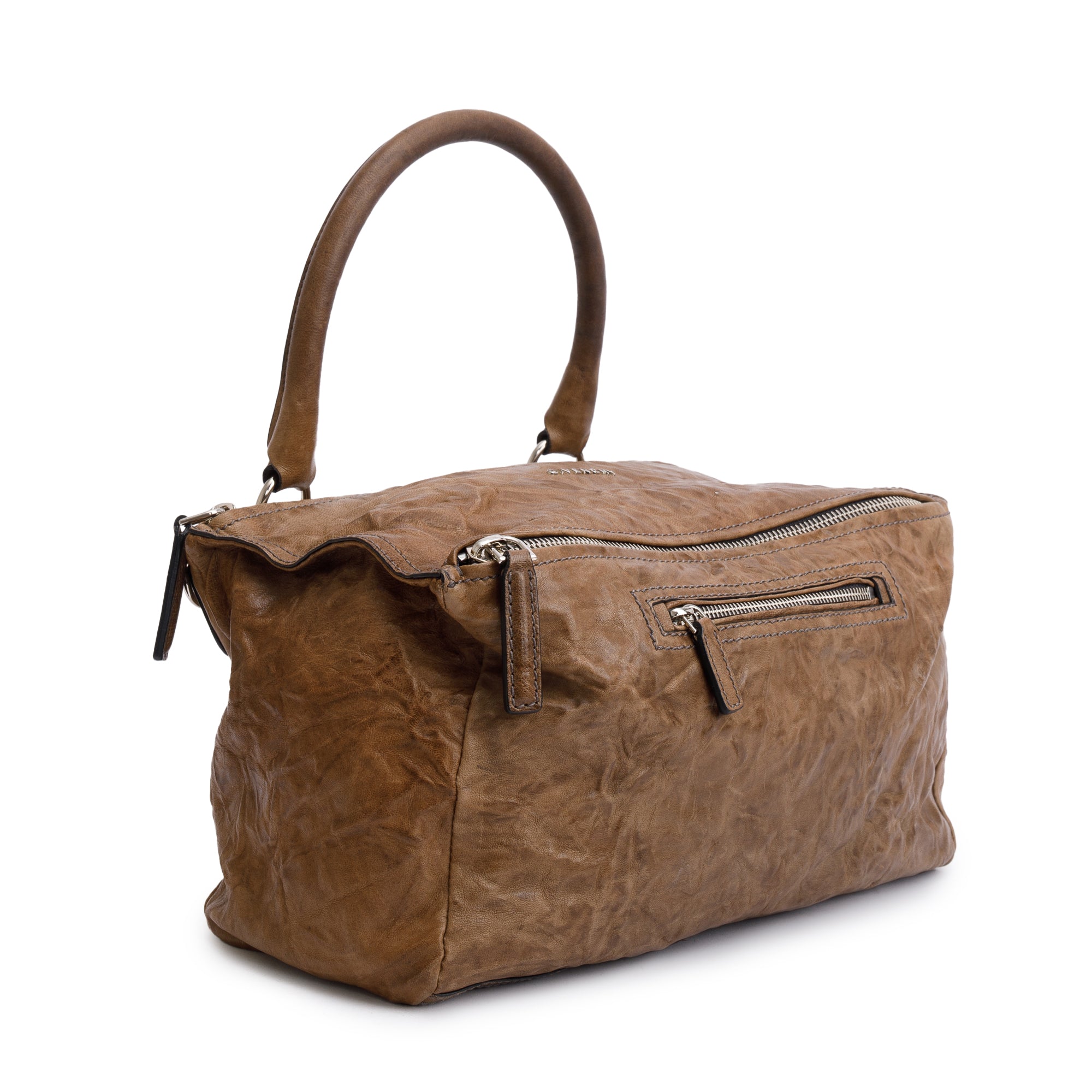 Givenchy Brown Sheepskin Medium Pandora Satchel