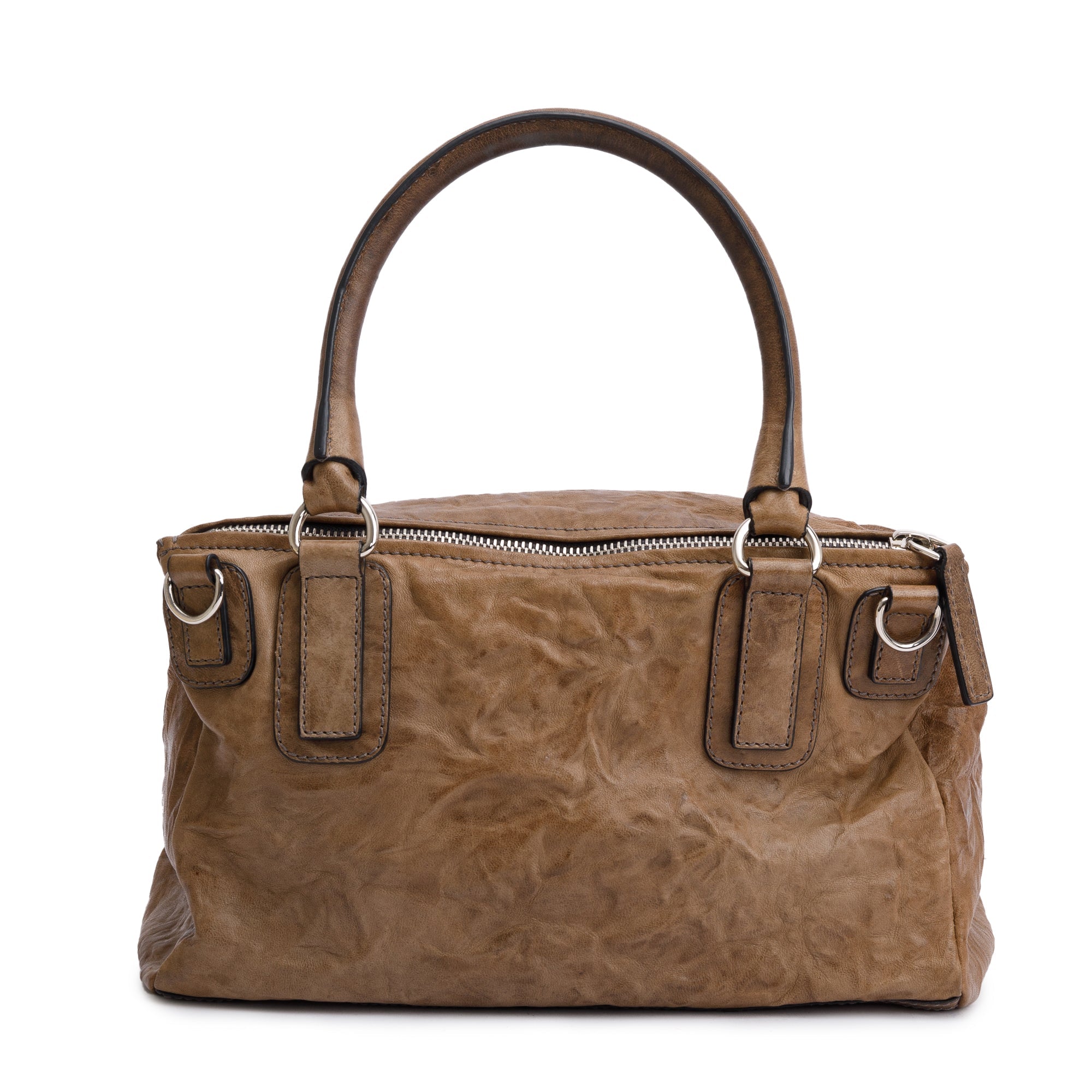 Givenchy Brown Sheepskin Medium Pandora Satchel