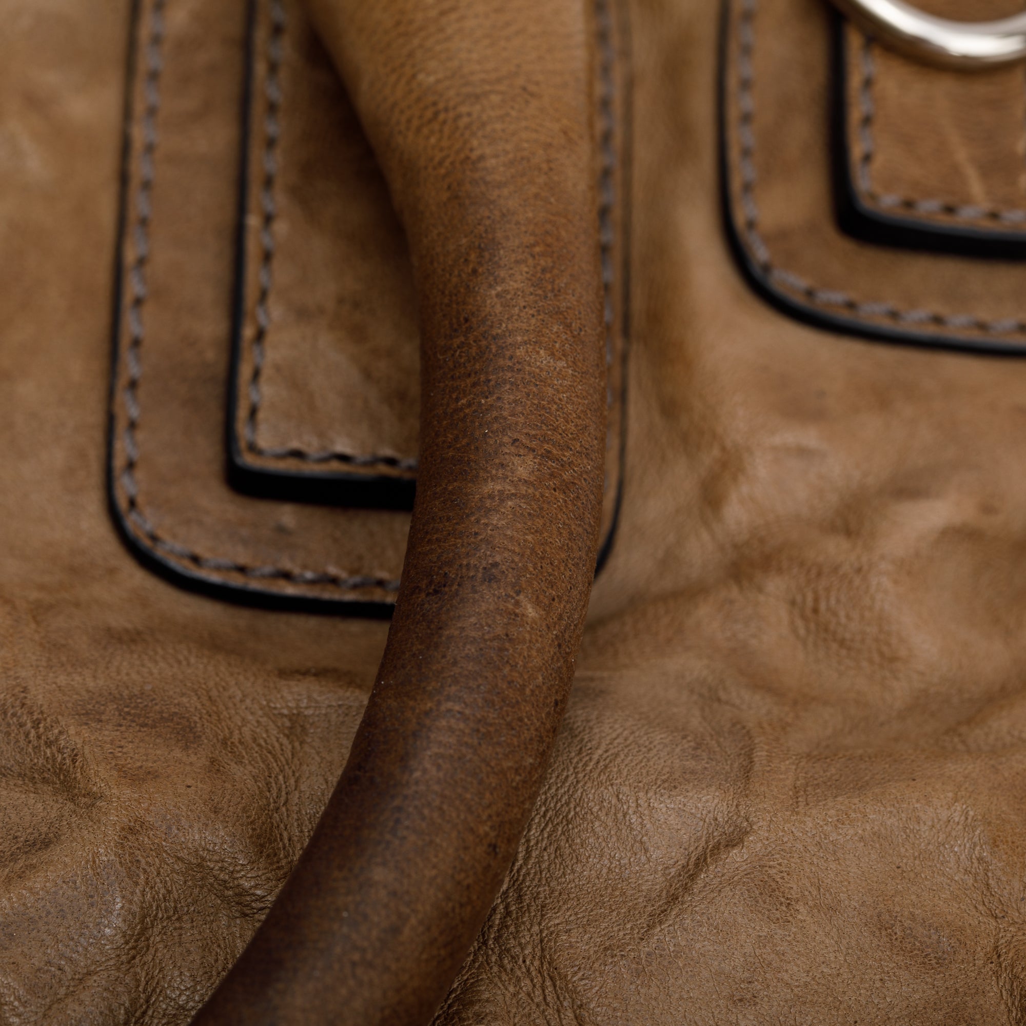 Givenchy Brown Sheepskin Medium Pandora Satchel