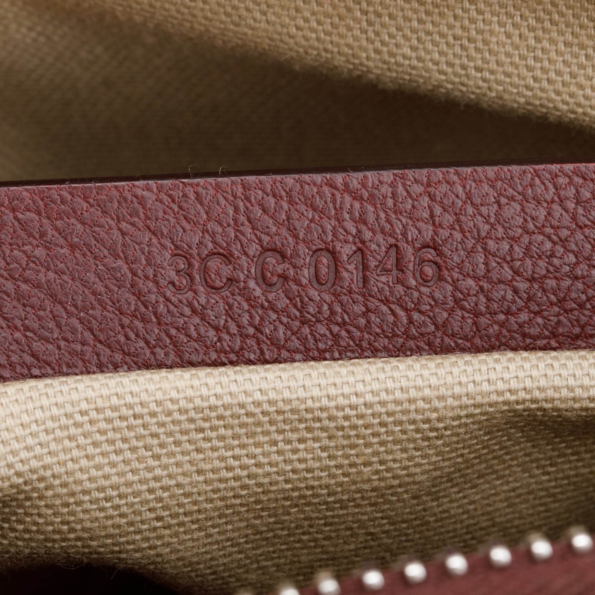 Givenchy Burgundy Calfskin Leather Small Antigona Beauty Wristlet Bag