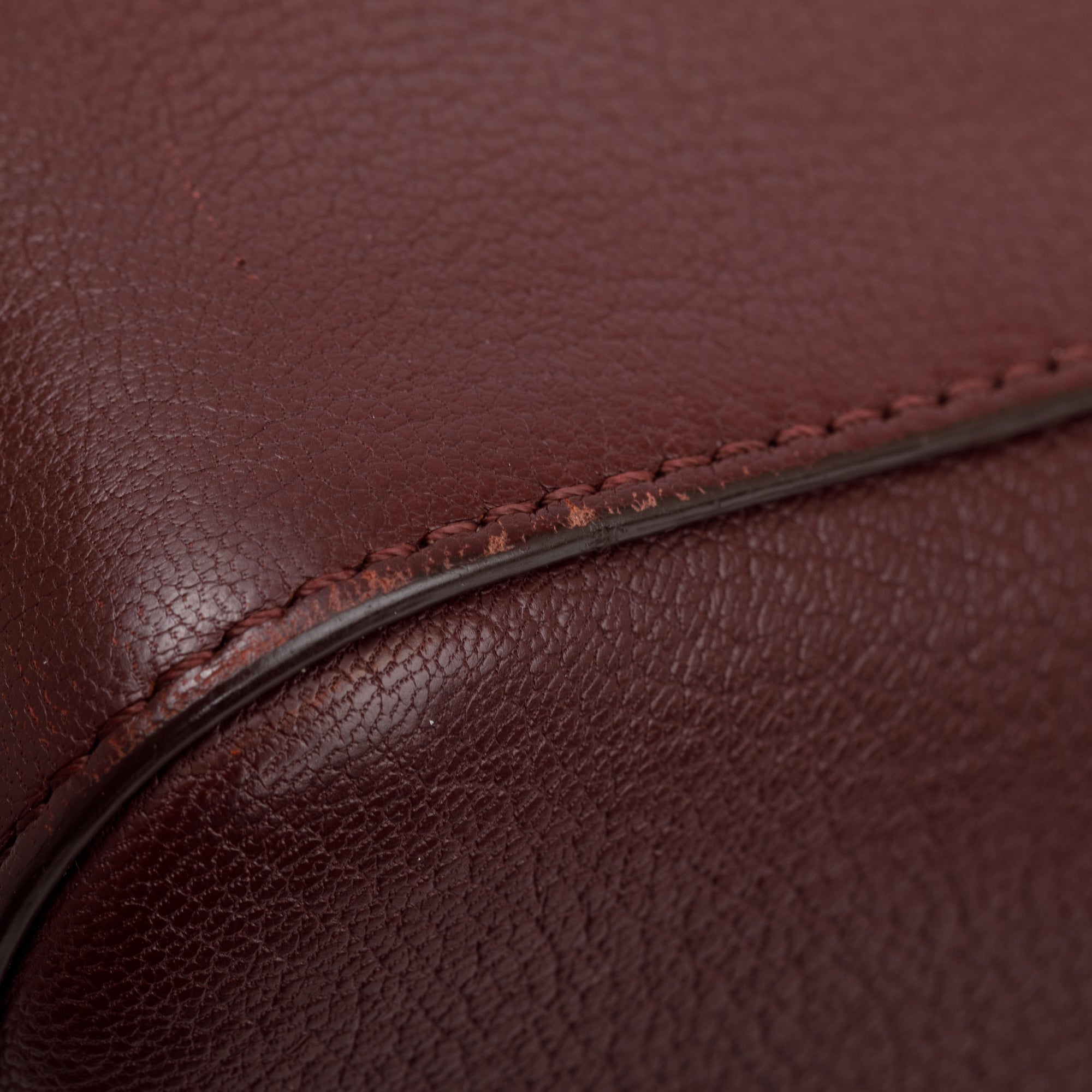 Givenchy Burgundy Sugar Goatskin Leather Small Antigona Bag