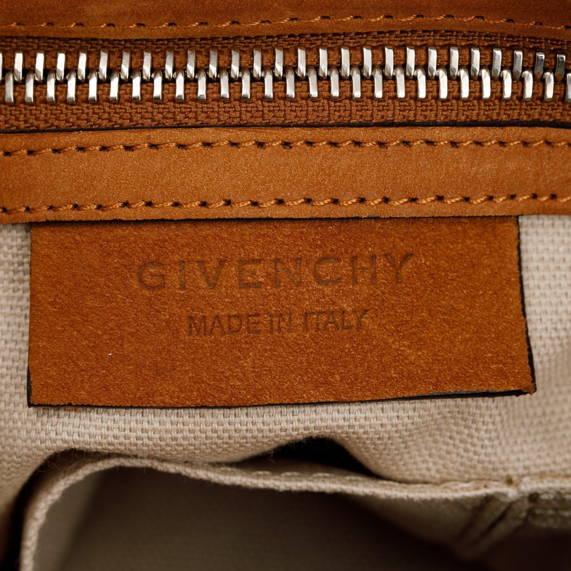 Givenchy Cognac Nubuck Medium Pandora Bag w/ Strap