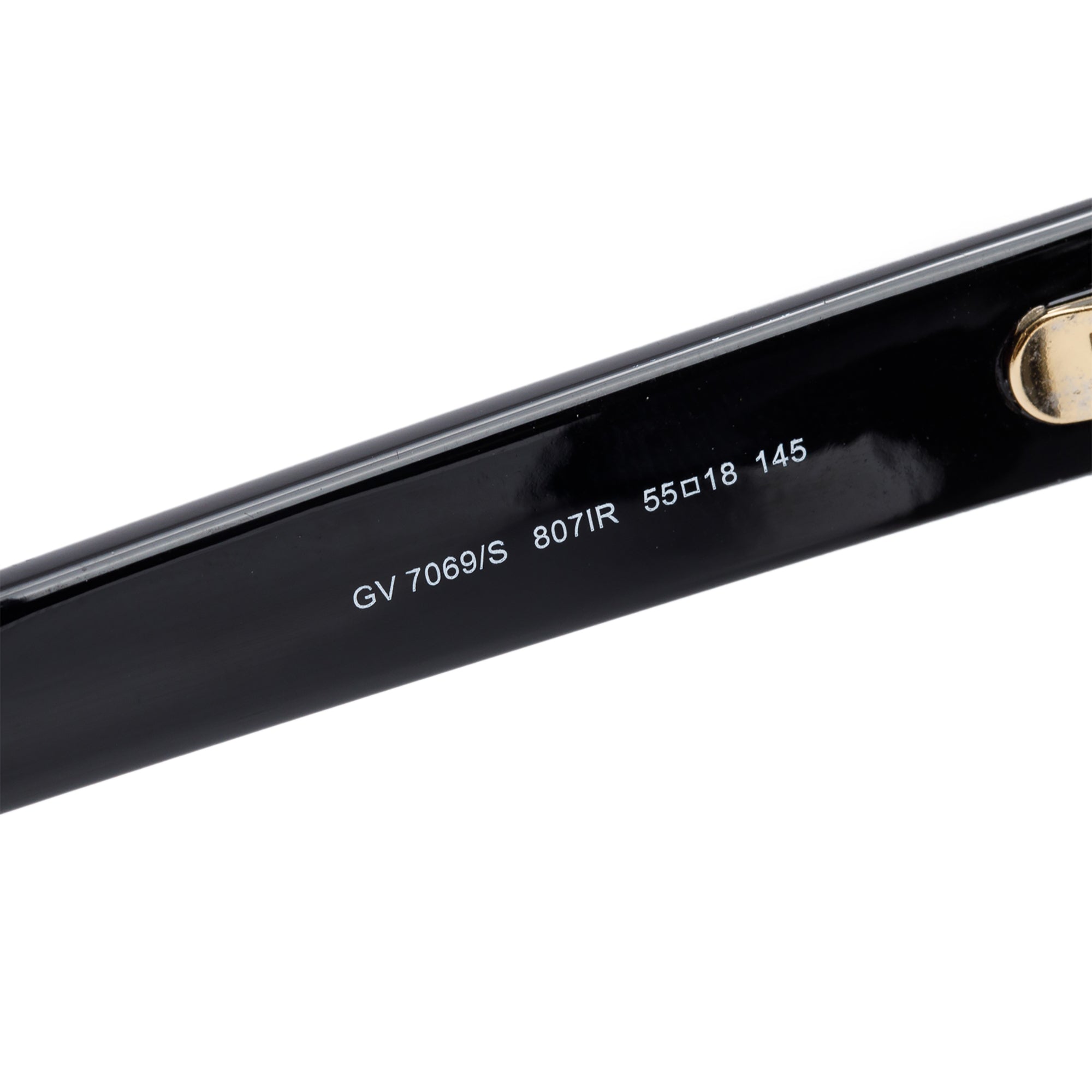 Givenchy GV7069/S Black Acetate Square Sunglasses w/ Box & Case