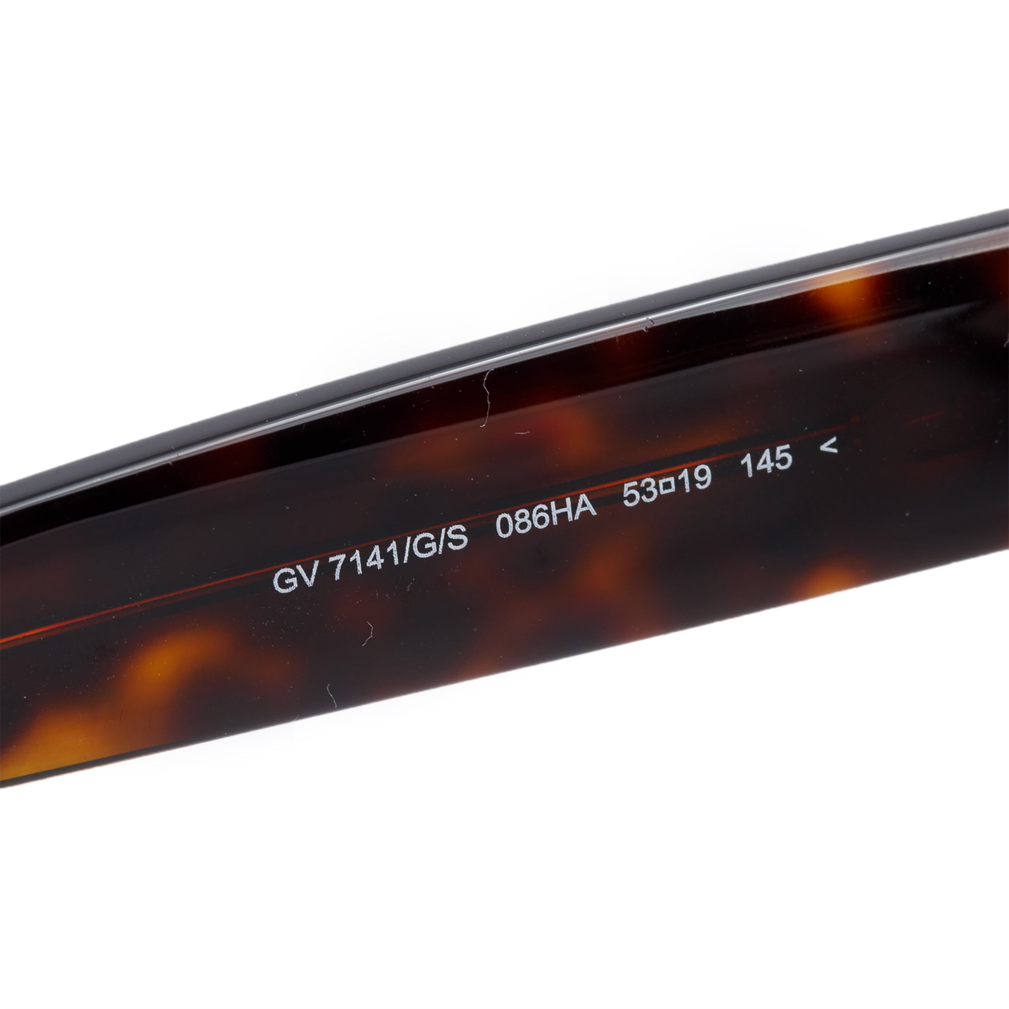 Givenchy GV7141/G/S Havana Acetate Square Sunglasses w/ Box & Case