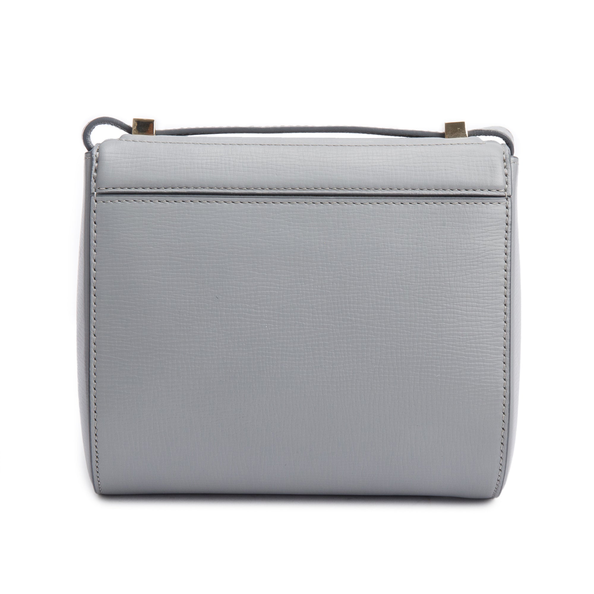 Givenchy Grey Box Leather Mini Pandora Box Chain Bag