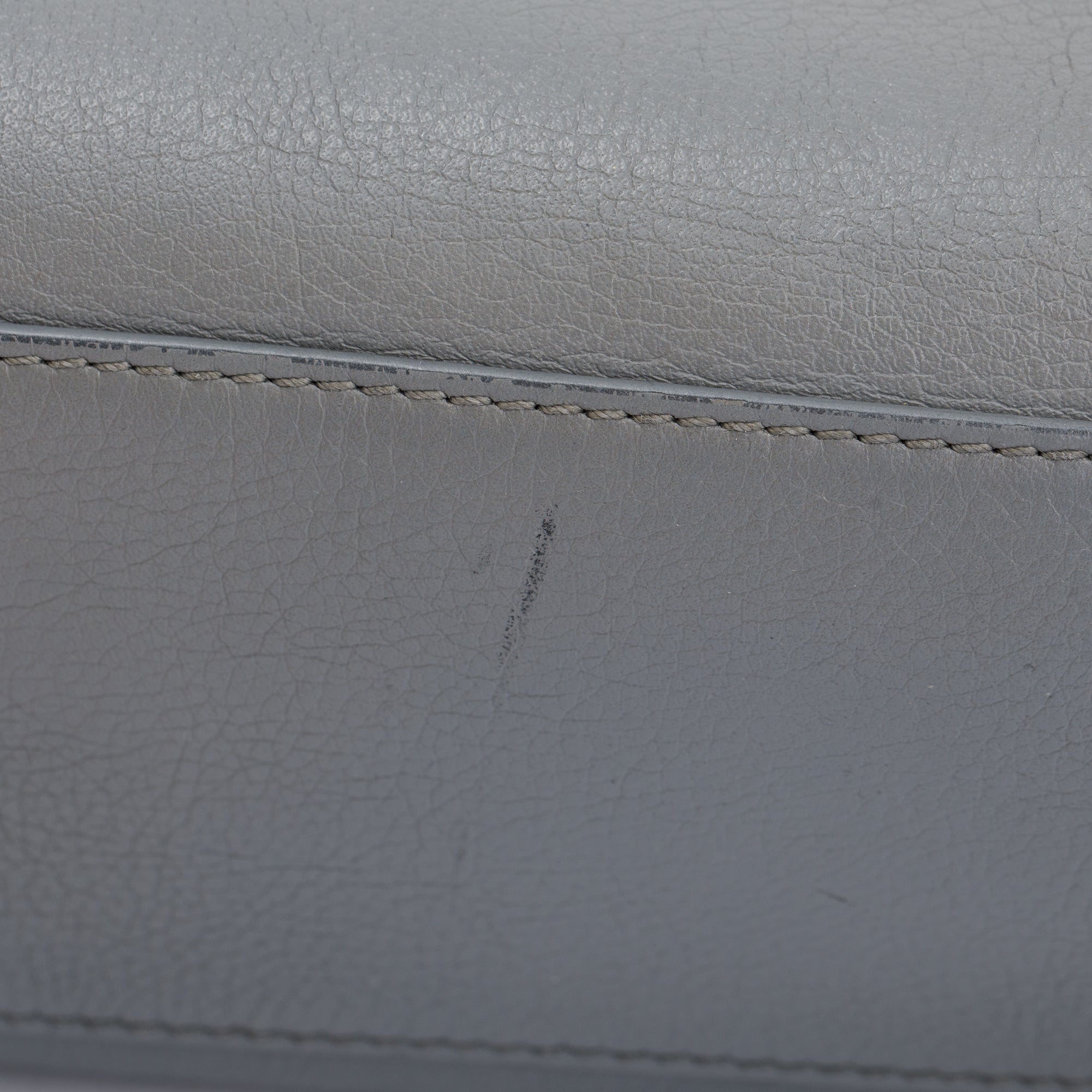 Givenchy Grey Calfskin Leather Pandora Pure Satchel Bag