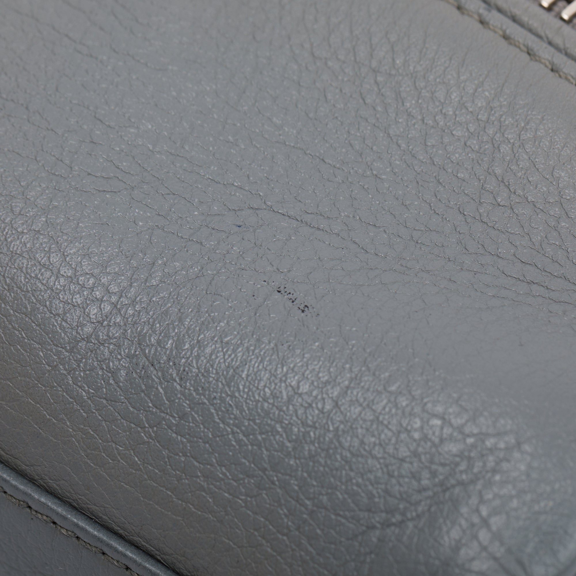 Givenchy Grey Calfskin Leather Pandora Pure Satchel Bag