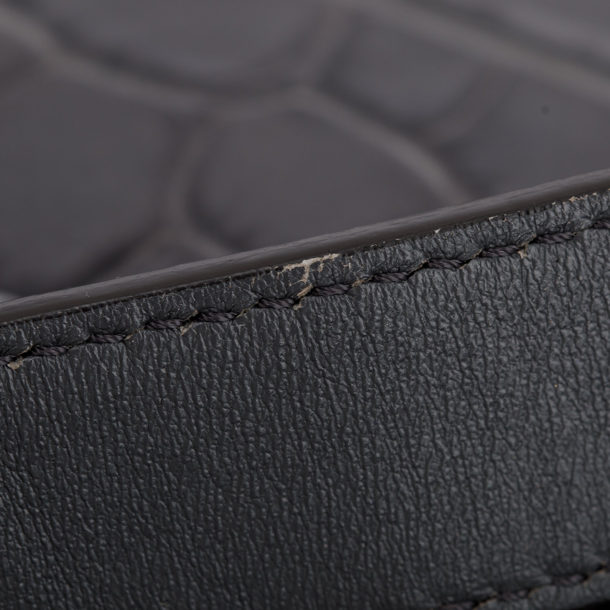 Givenchy Grey Croc-Embossed Leather Small Antigona Bag