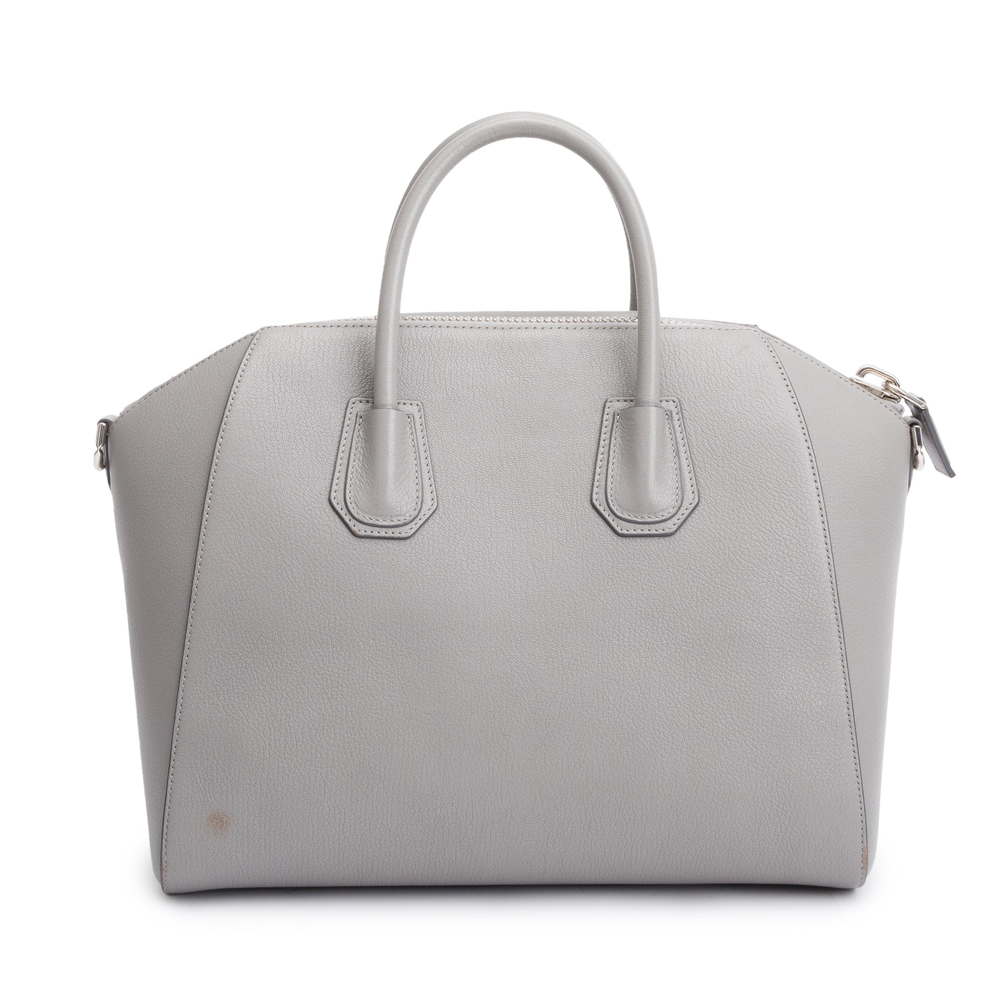 Givenchy Grey Leather Medium Antigona Satchel