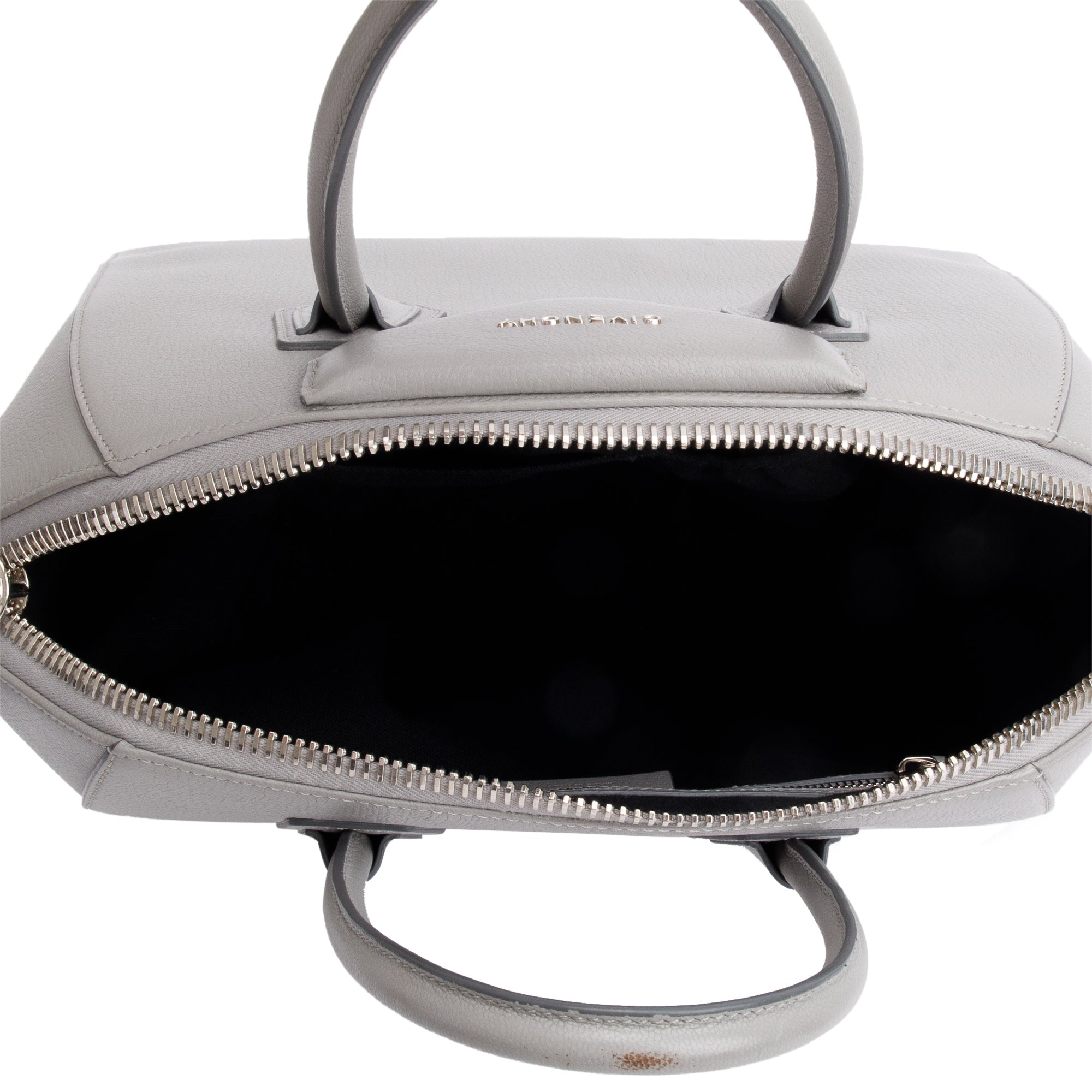 Givenchy Grey Leather Medium Antigona Satchel