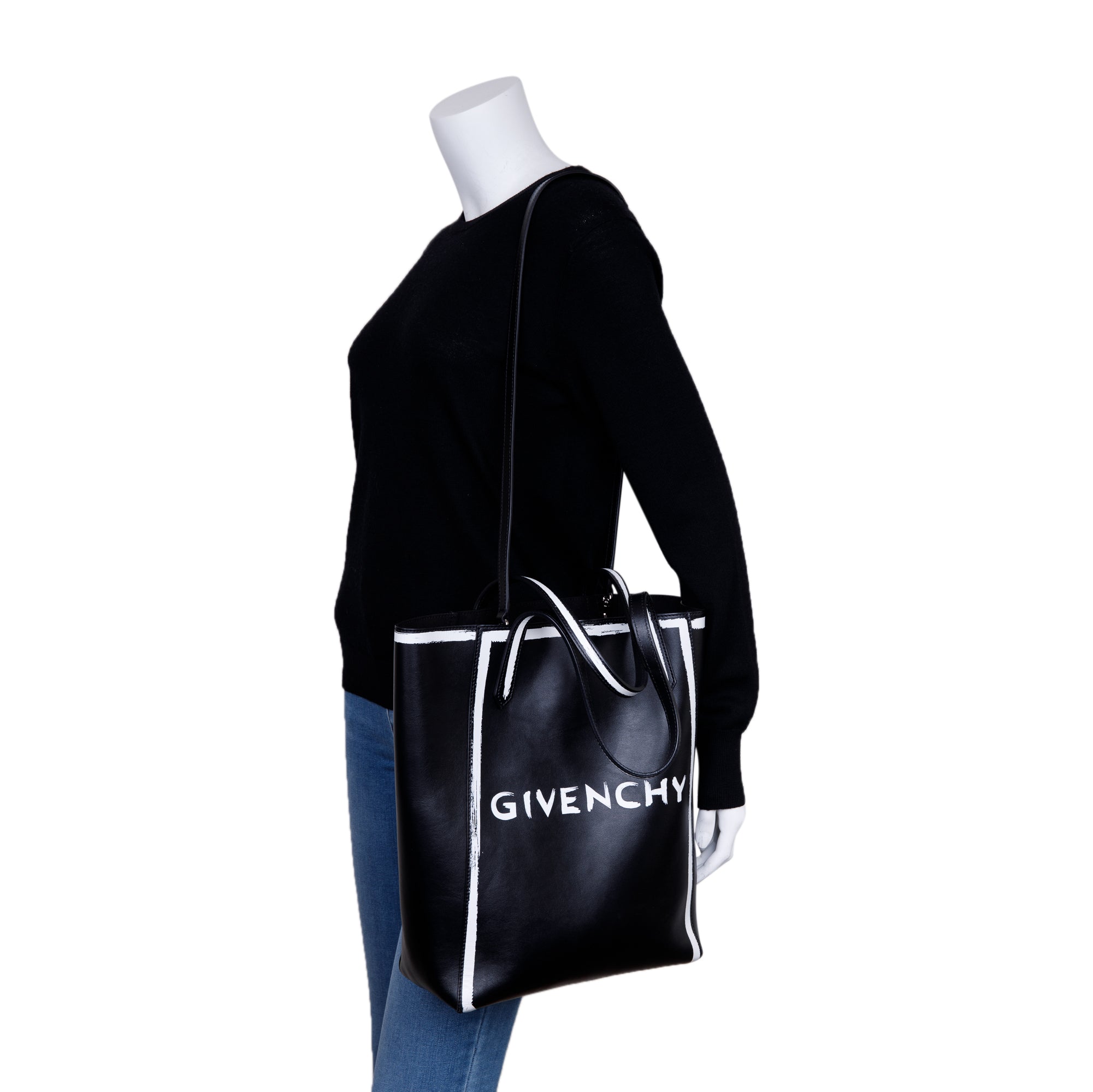 Givenchy Medium Neo Stargate Tote w/ Strap & Pouch