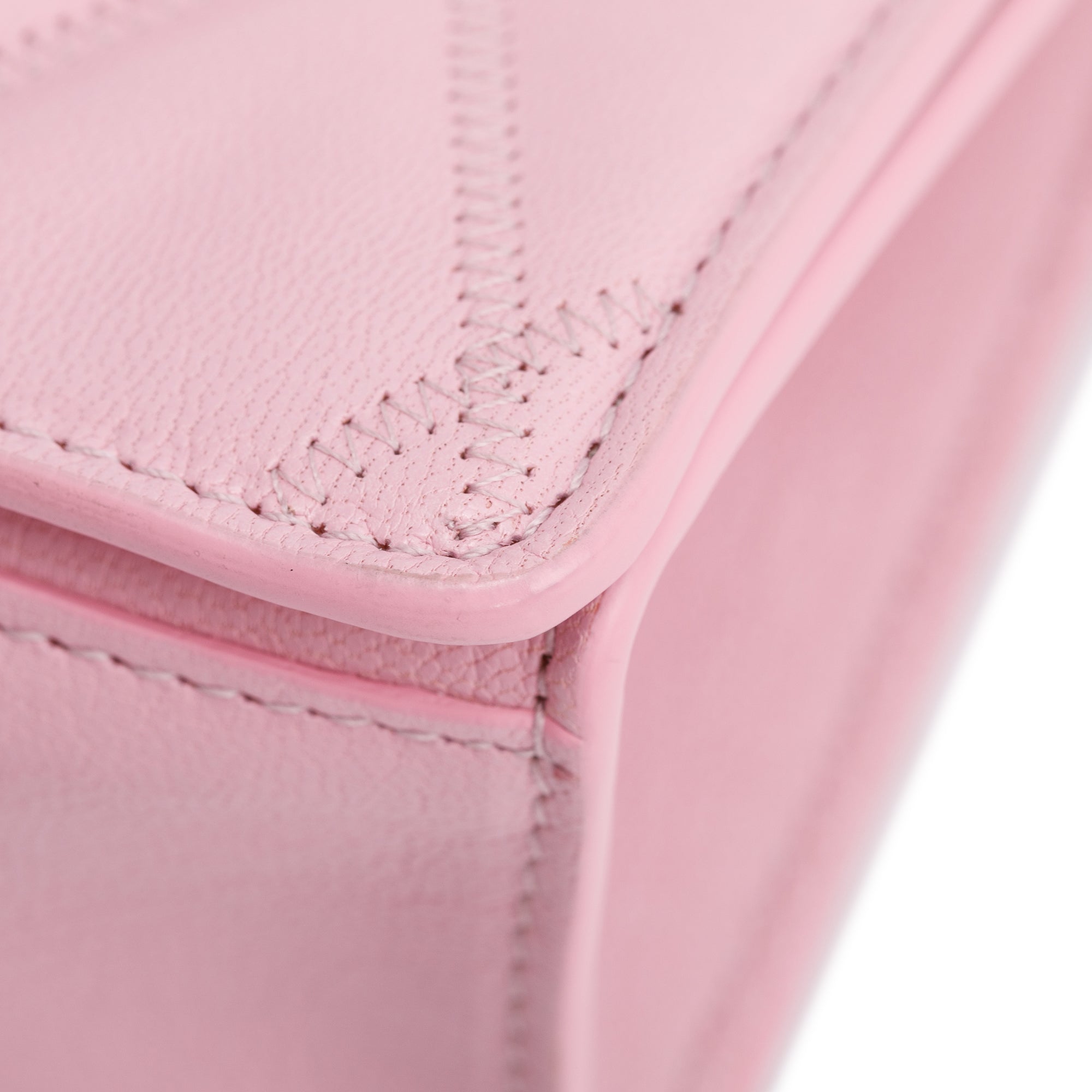 Givenchy Pink Quilted Calfskin Leather Small GV3 Crossbody Bag w/ Strap