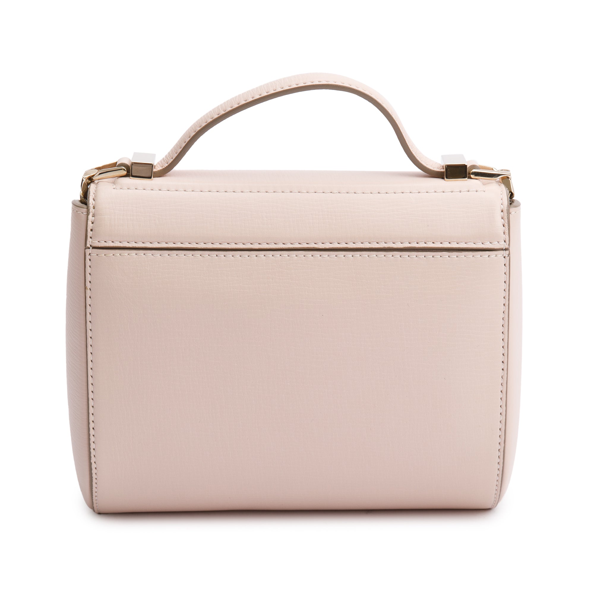 Givenchy Pink Textured Calfskin Mini Pandora Box Chain Bag