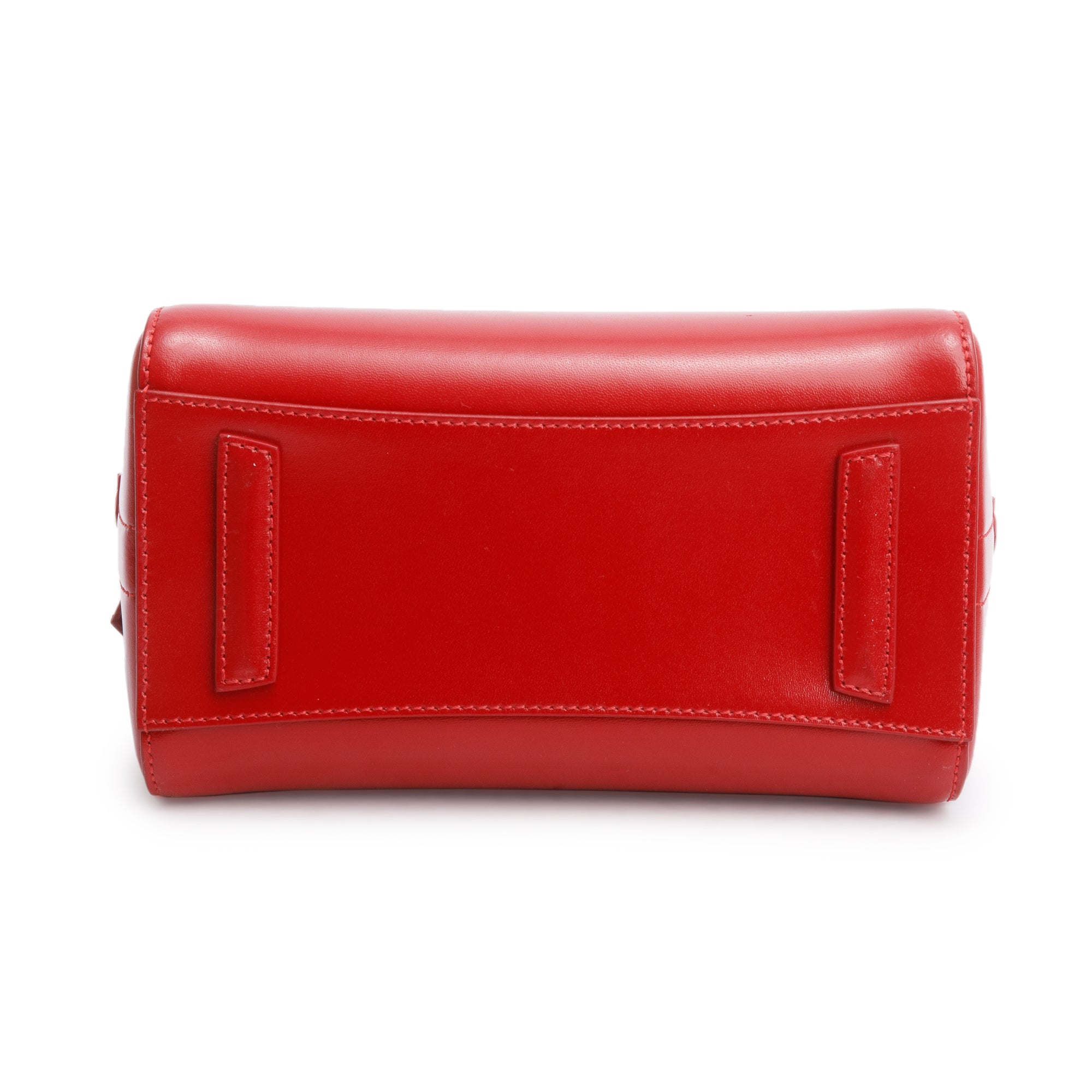 Givenchy Red Box Leather Mini Antigona Bag w/ Strap