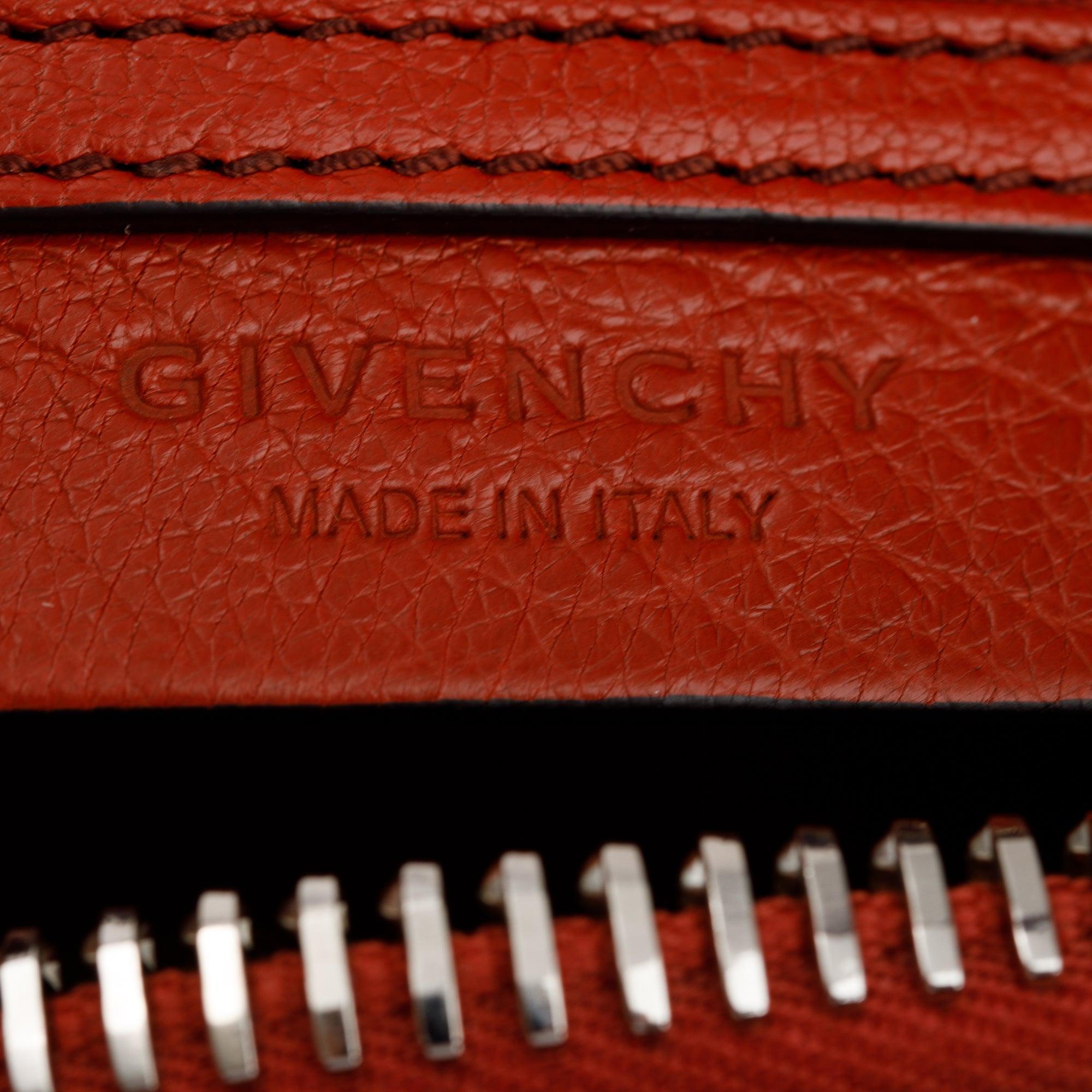 Givenchy Red Sugar Goatskin Leather Small Antigona Bag