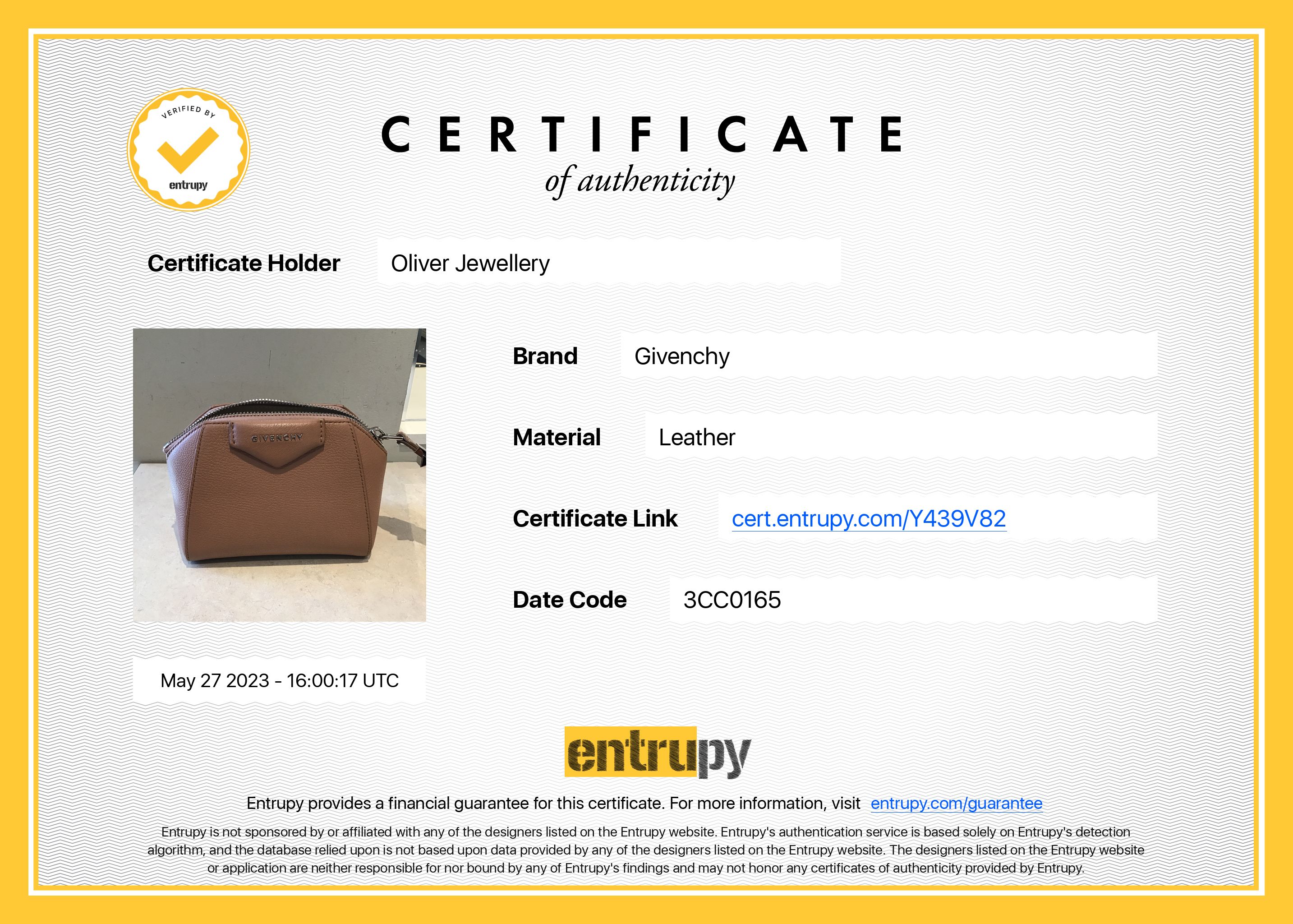 Givenchy Small Antigona Beauty Wristlet Bag