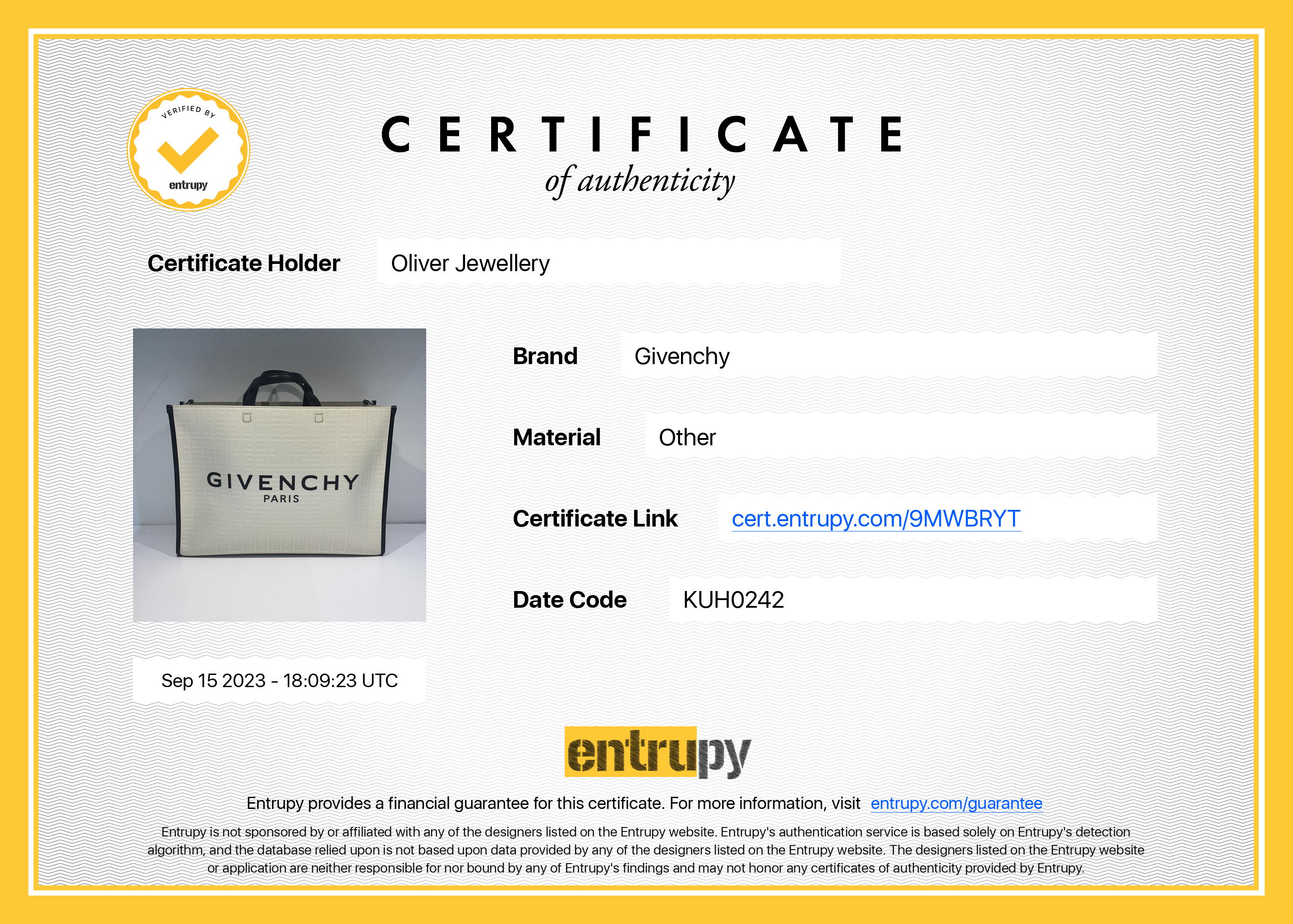 Givenchy White 4G Coated Canvas Medium G Shopping Tote w/ Strap